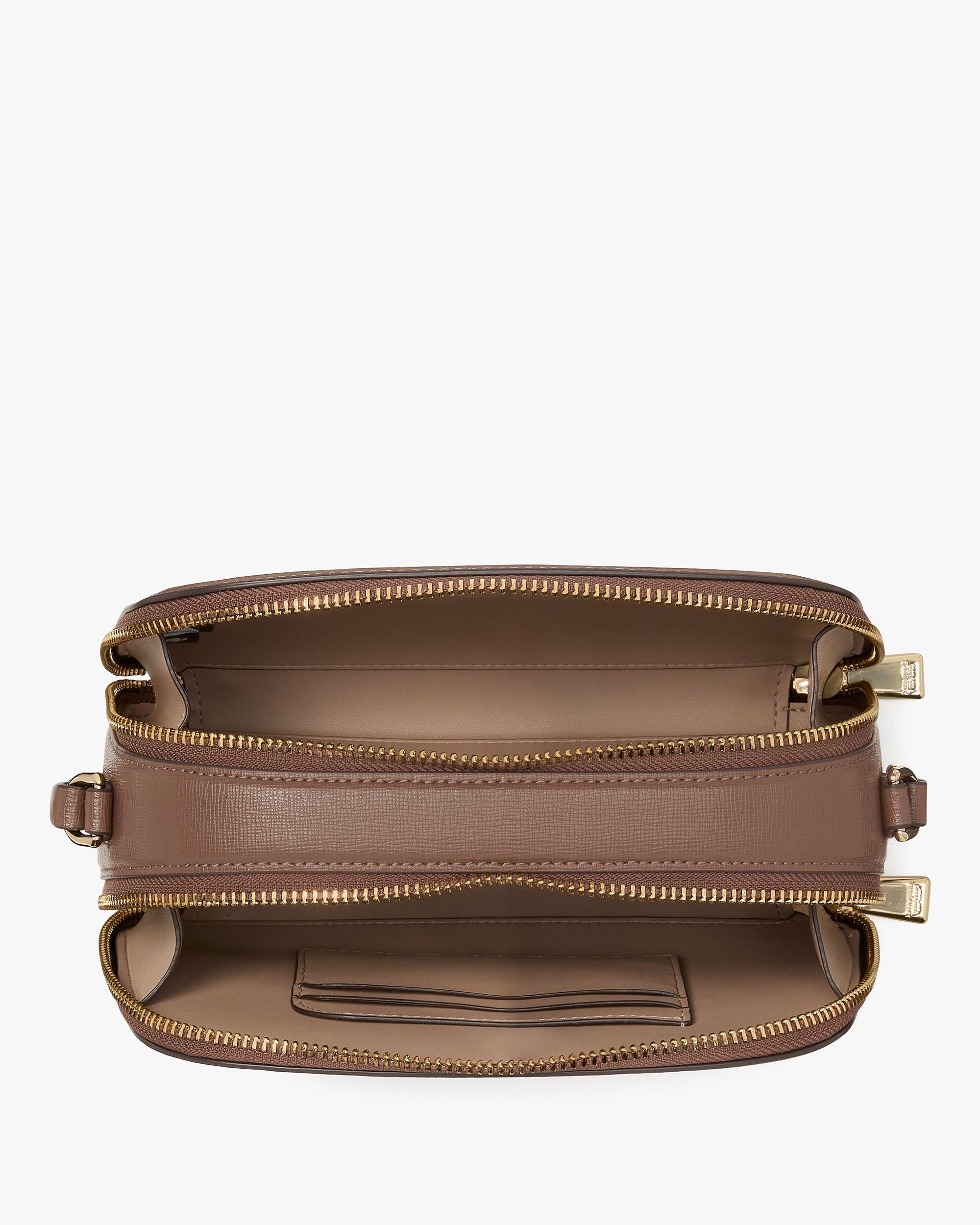 KI665-Devin Double Zip Dome Crossbody-Incense