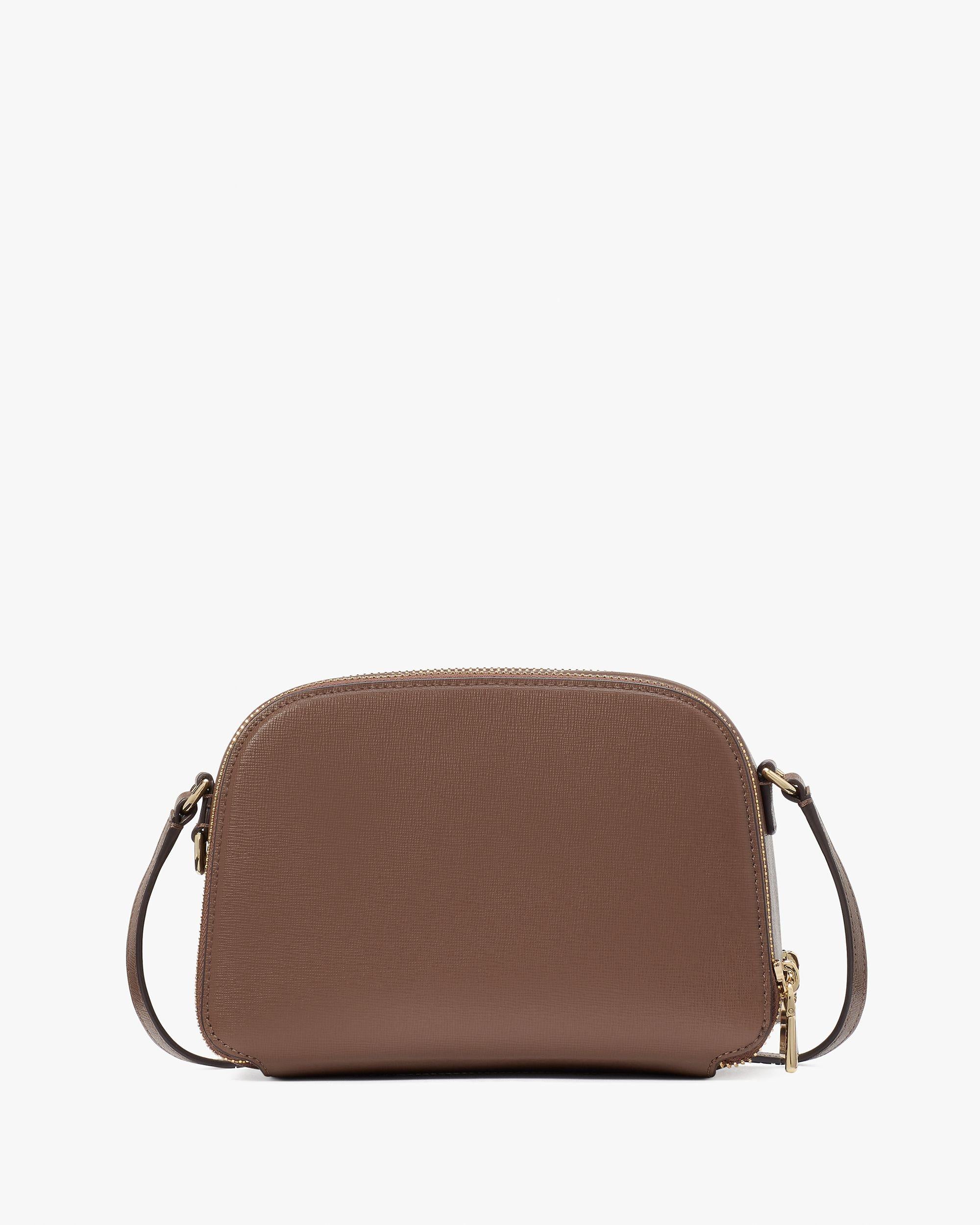 KI665-Devin Double Zip Dome Crossbody-Incense