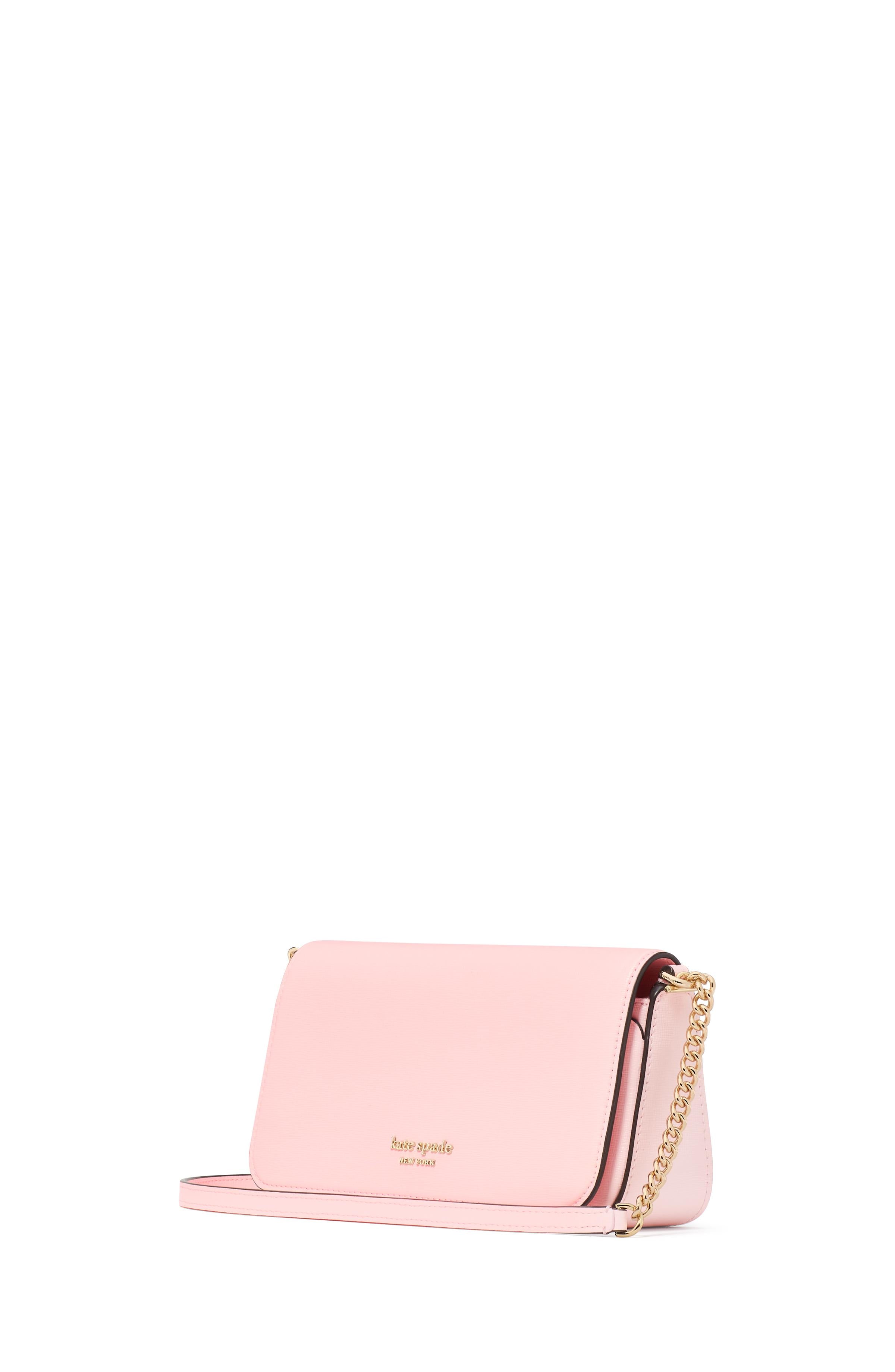 KI666-Devin Flap Chain Wallet-Pastry Pink