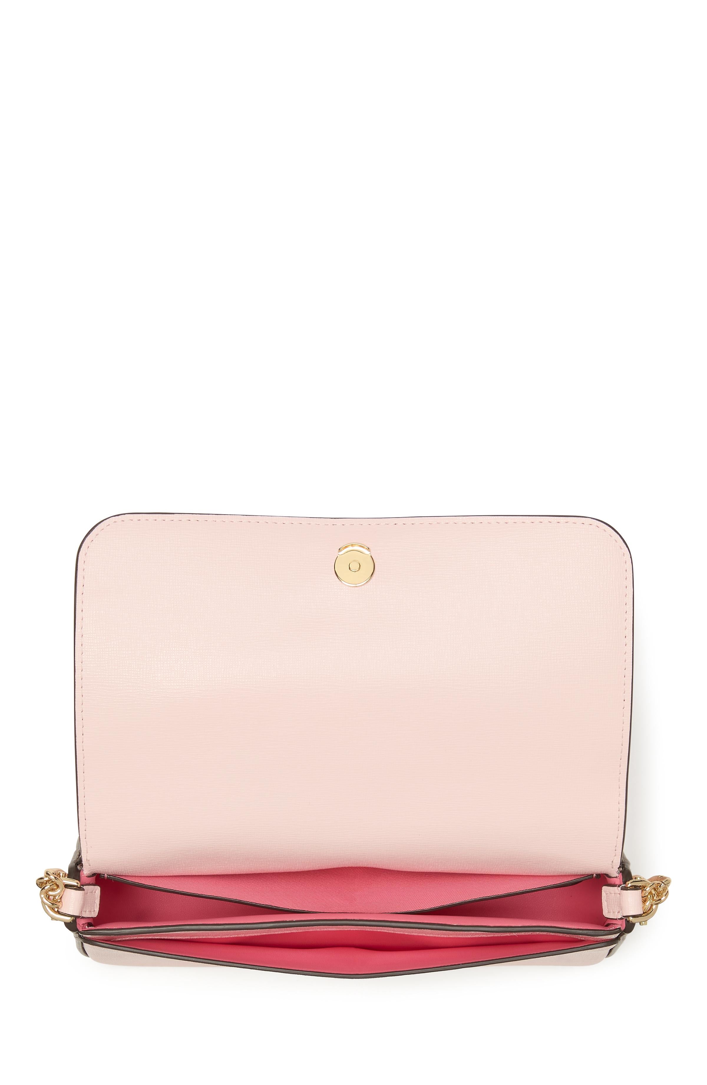 KI666-Devin Flap Chain Wallet-Pastry Pink