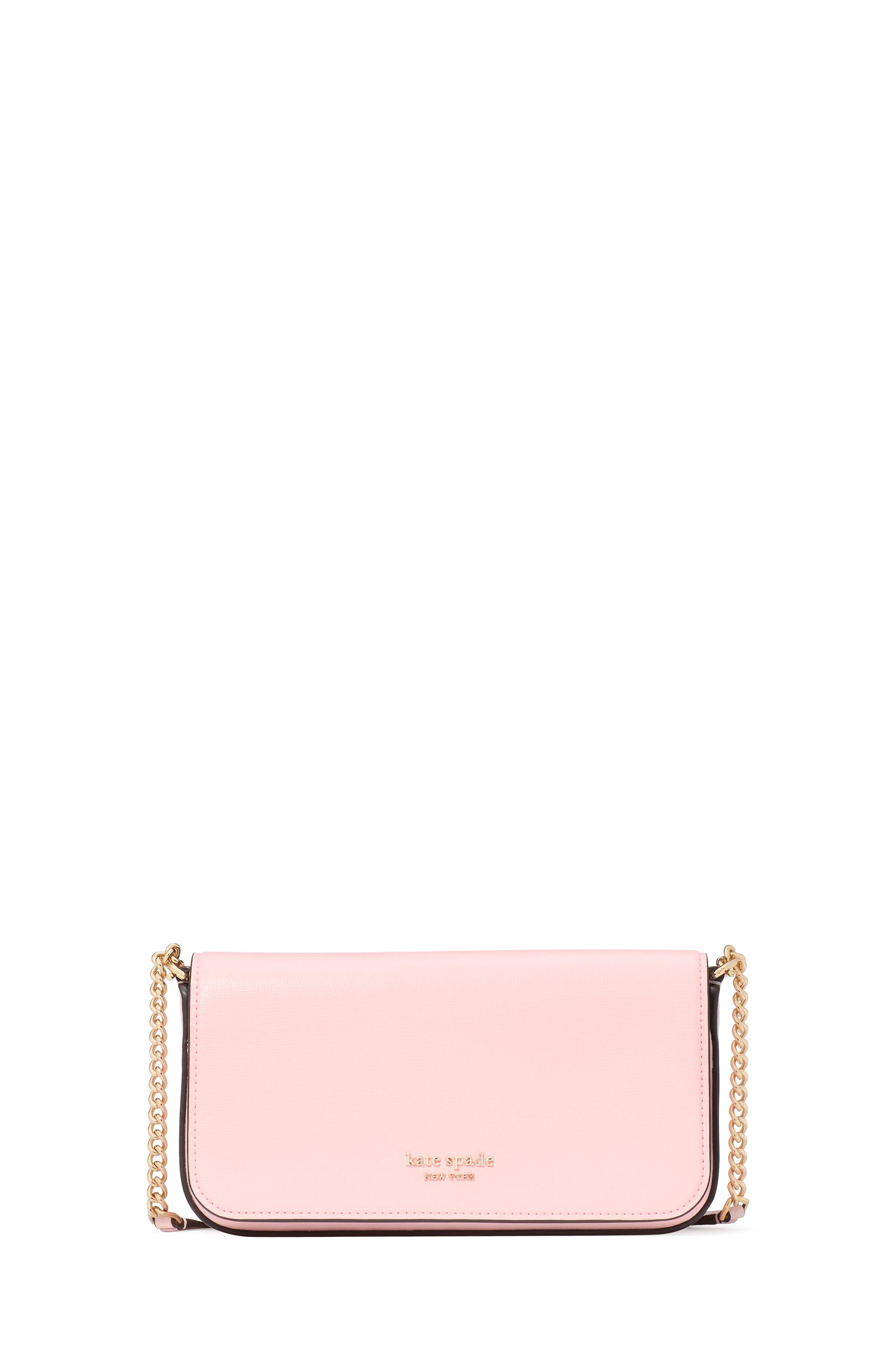 KI666-Devin Flap Chain Wallet-Pastry Pink