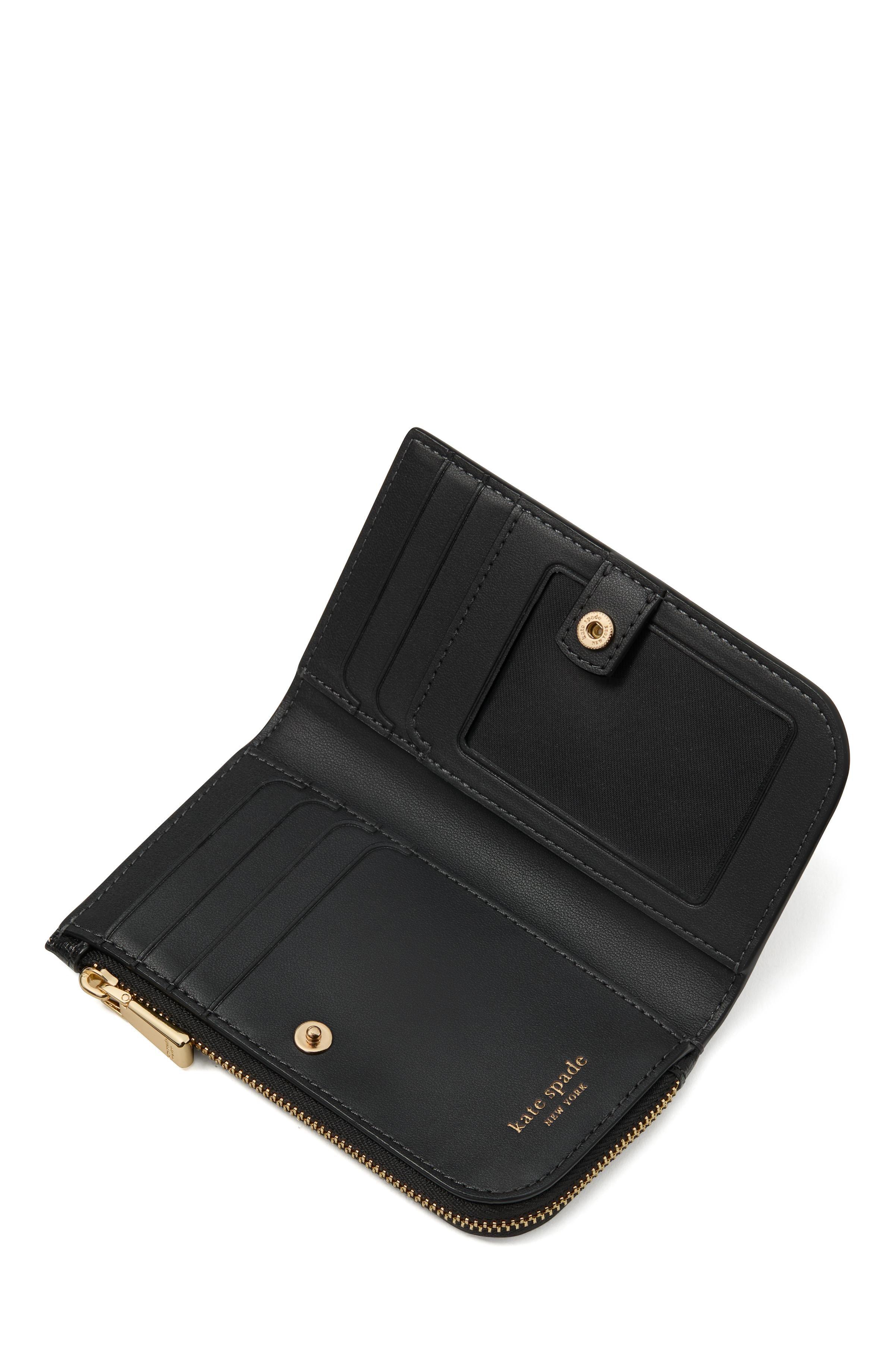 KI671-Devin Small Slim Bifold Wallet-Black