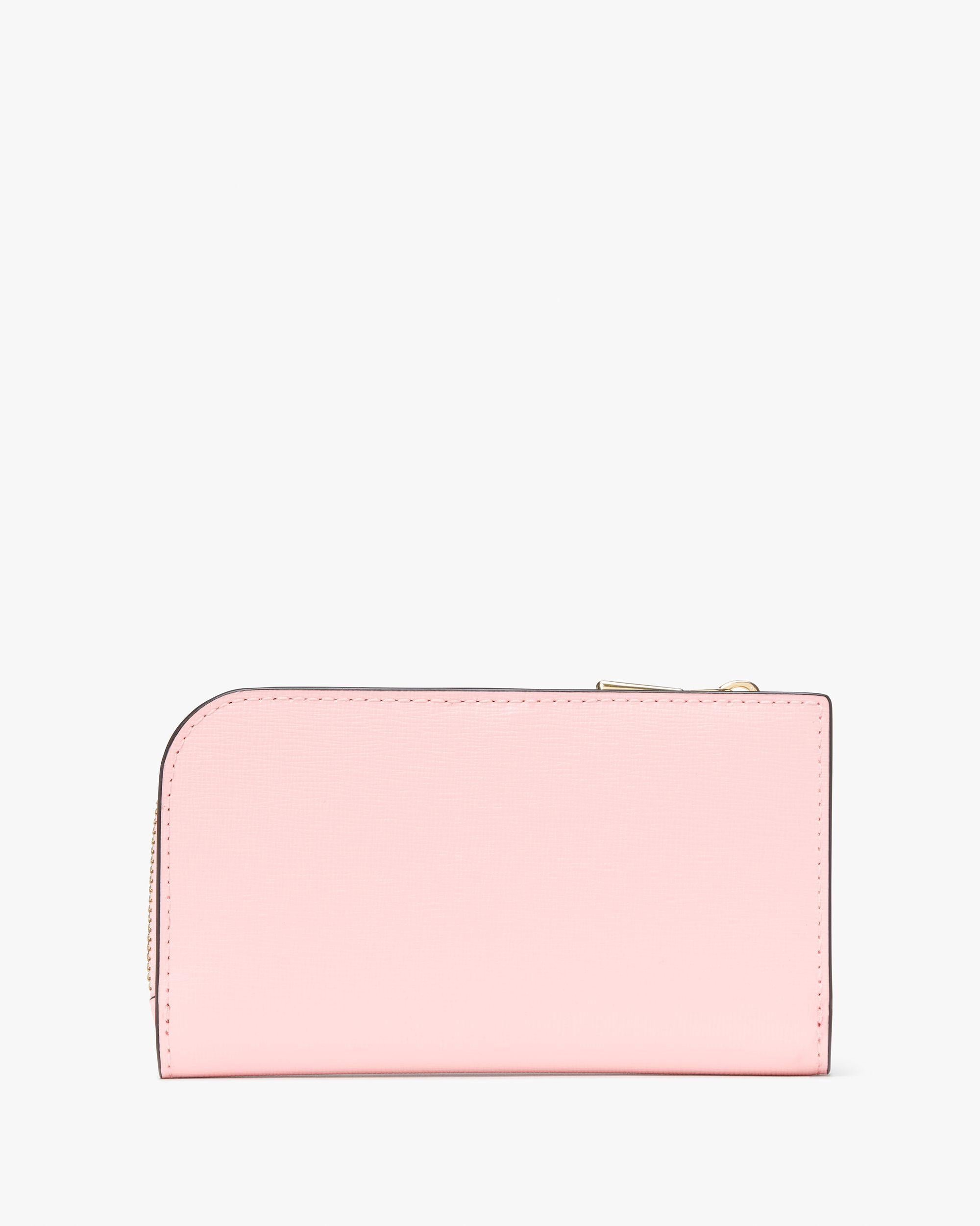 KI671-Devin Small Slim Bifold Wallet-Pastry Pink