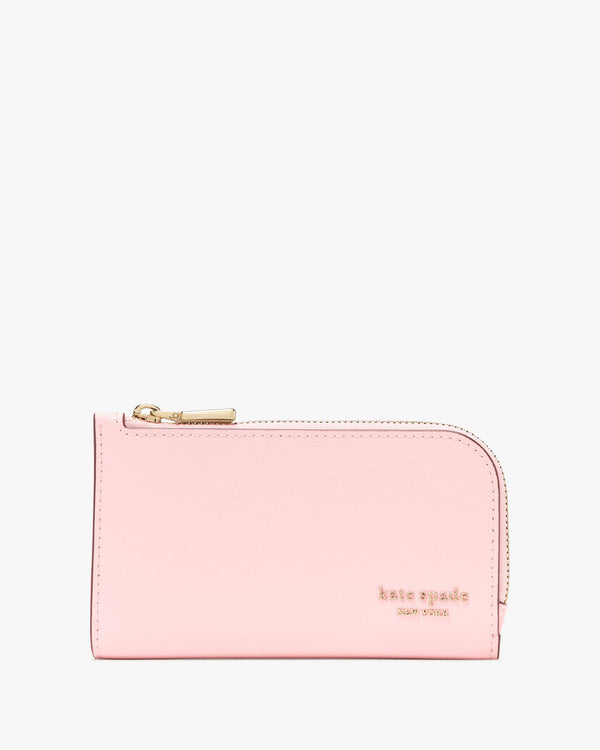 KI671-Devin Small Slim Bifold Wallet-Pastry Pink