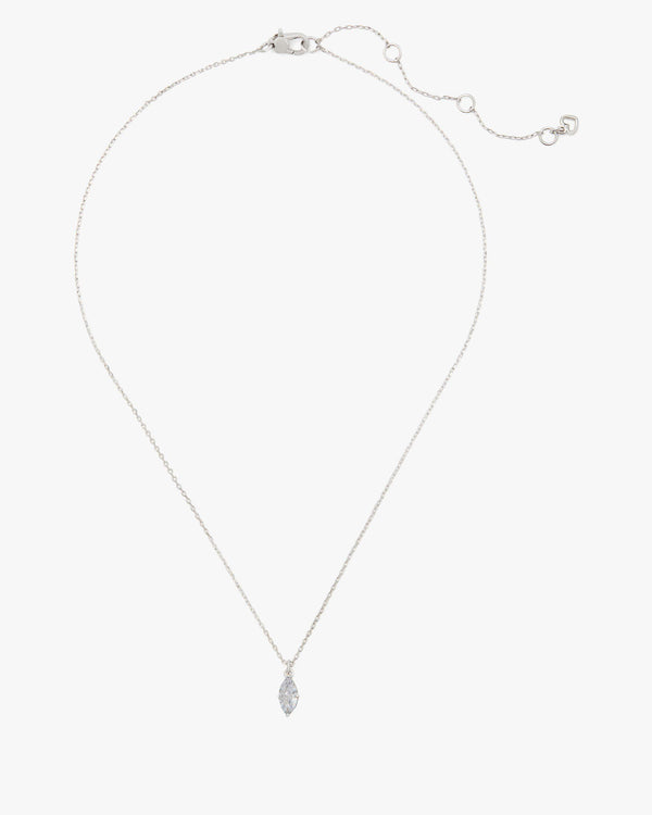 KJ255-Pendant-Clear/Silver