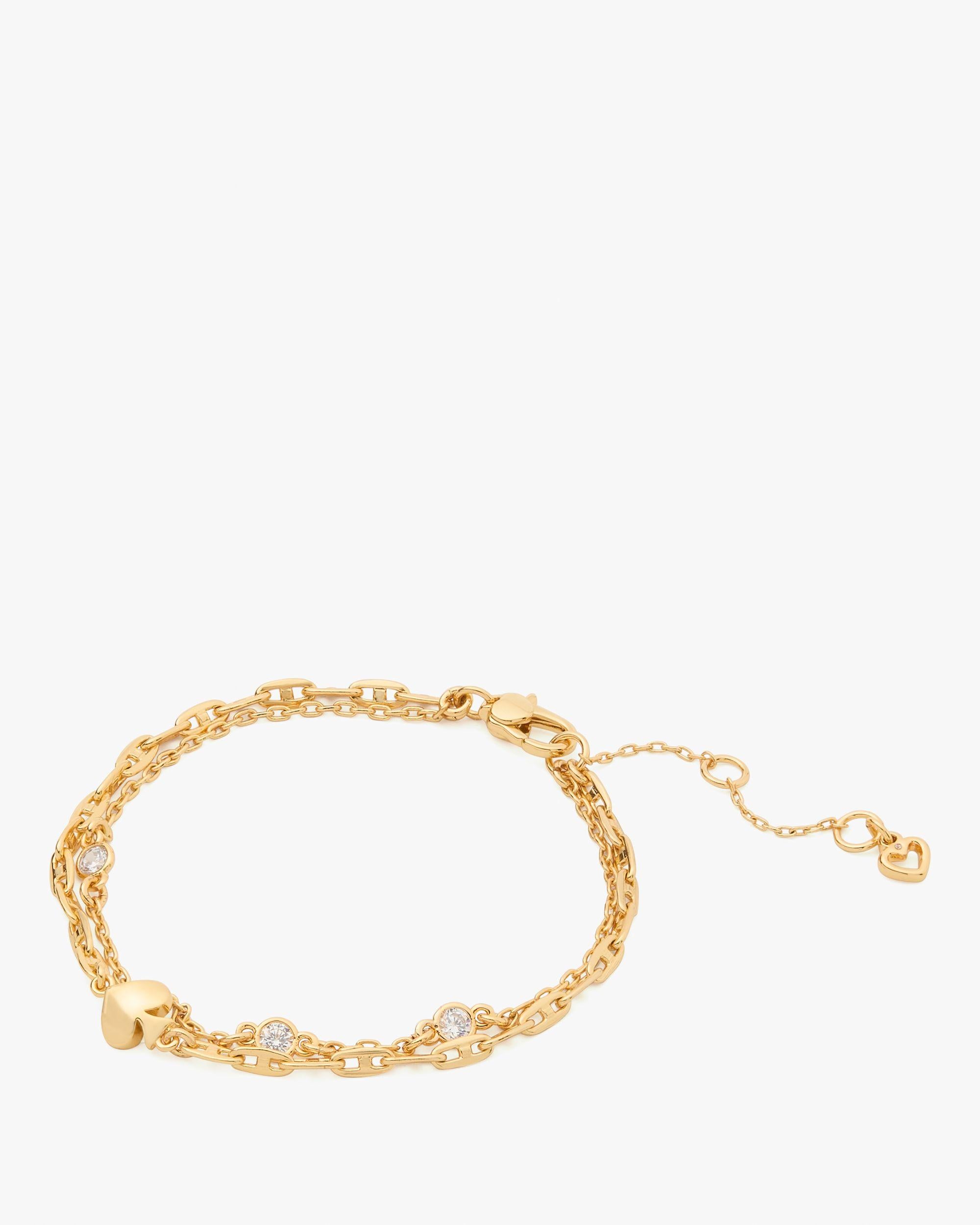 KJ304-So Spade Bracelet-Gold