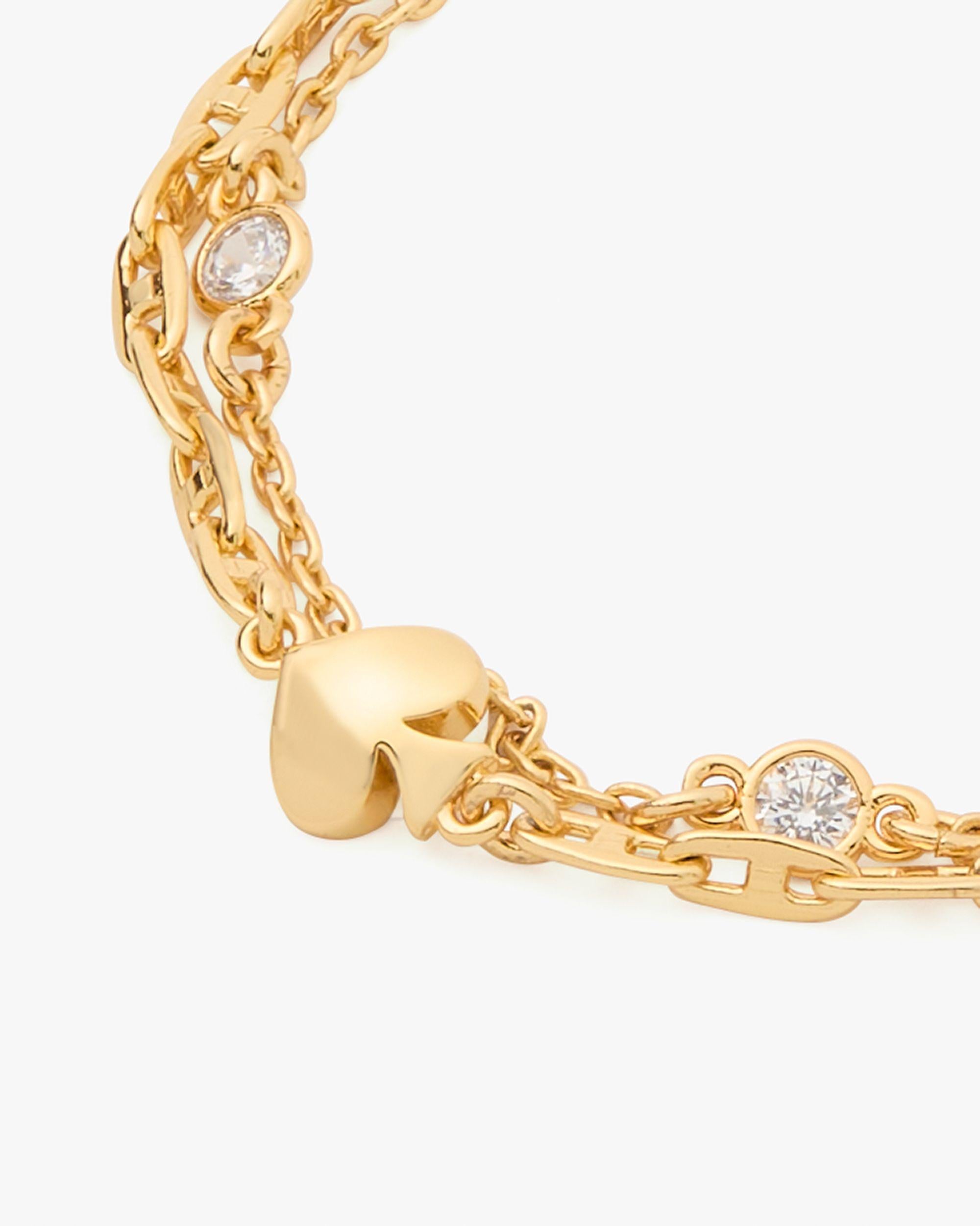 KJ304-So Spade Bracelet-Gold