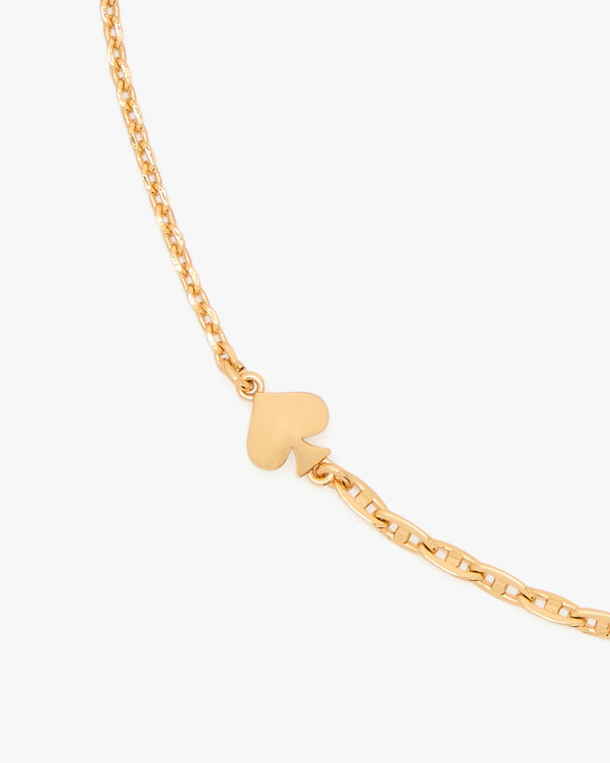 KJ314-So Spade Necklace-Gold