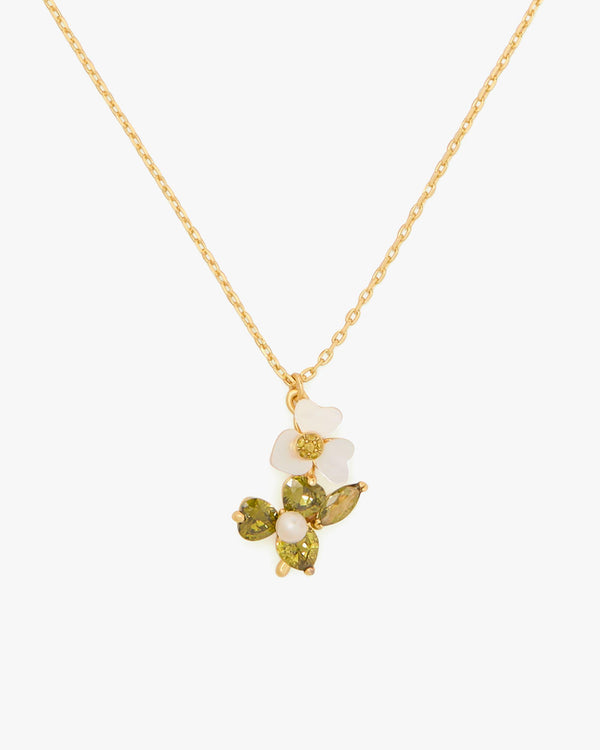 precious pansy pendant