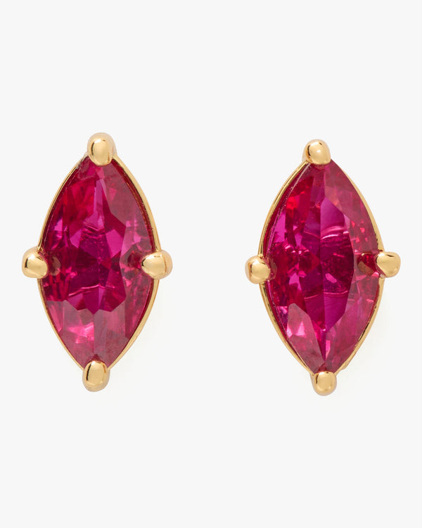 KJ483-Studs-Ruby/Gold