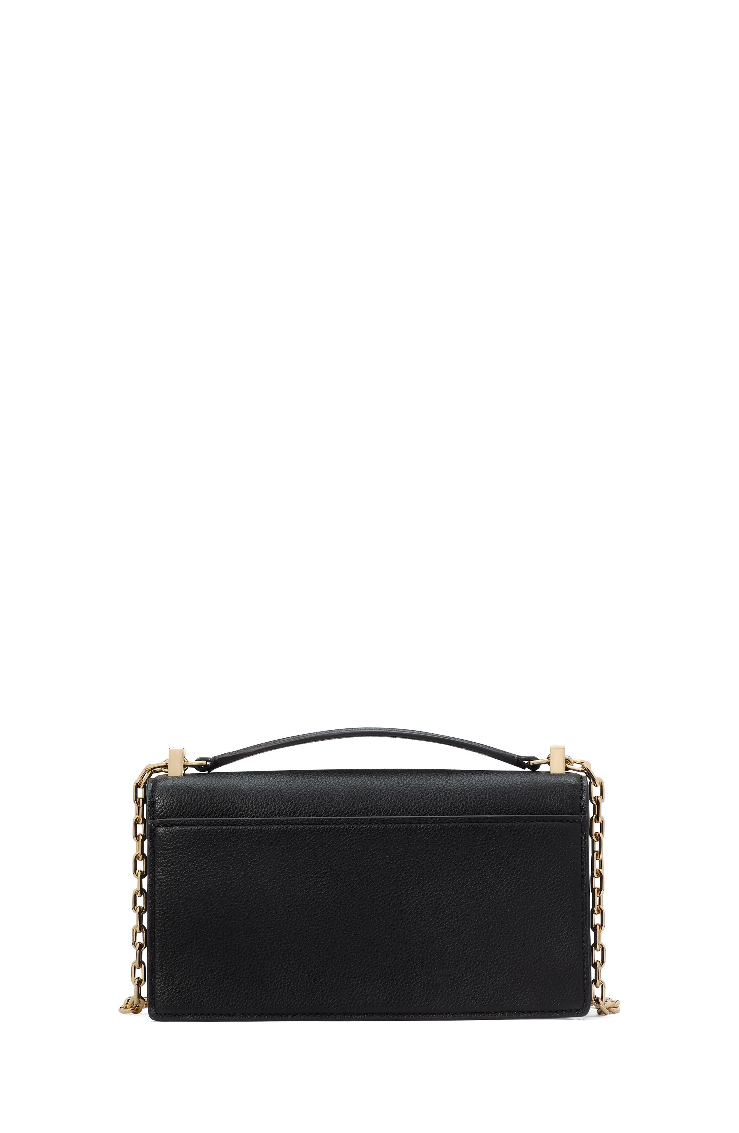 KJ656-Jolie Chain Phone Crossbody-Black