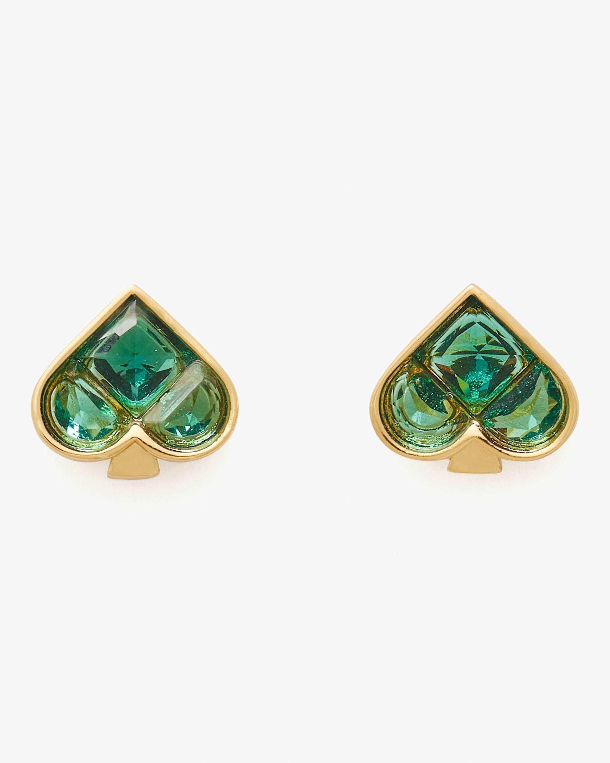 KJ668-So Spade Studs-Green