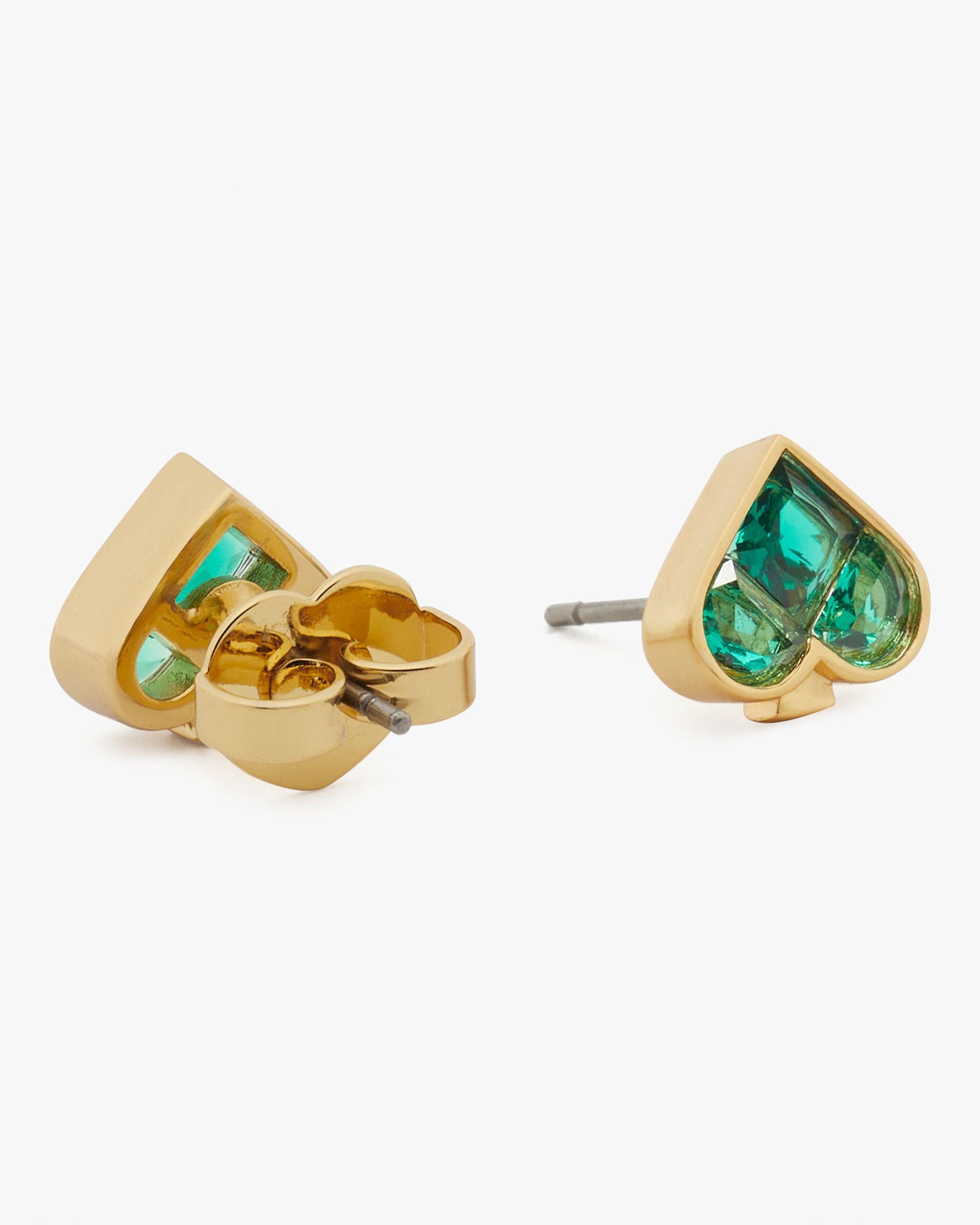 KJ668-So Spade Studs-Green