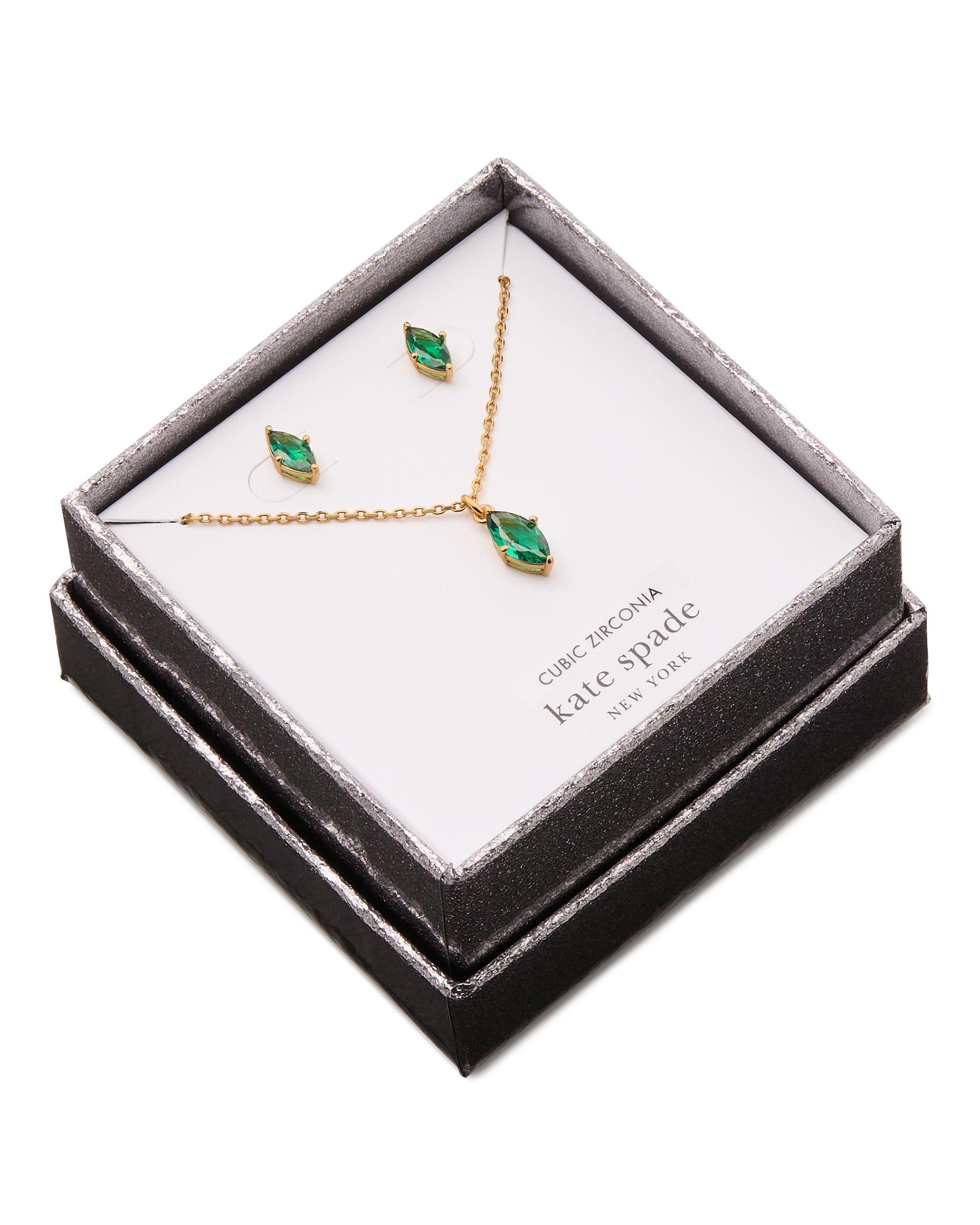 KJ845-Set Boxed-Emerald