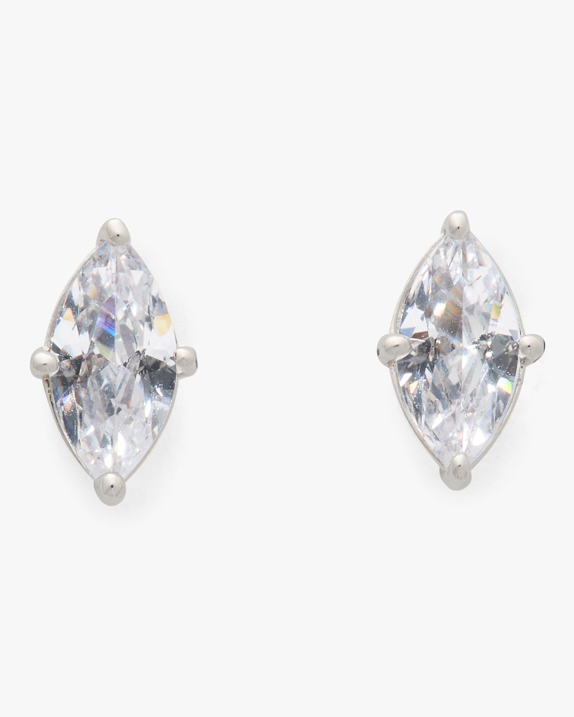 KJ846-Signature Solitaire Studs & Pendant Boxed Set-Clear/Silver