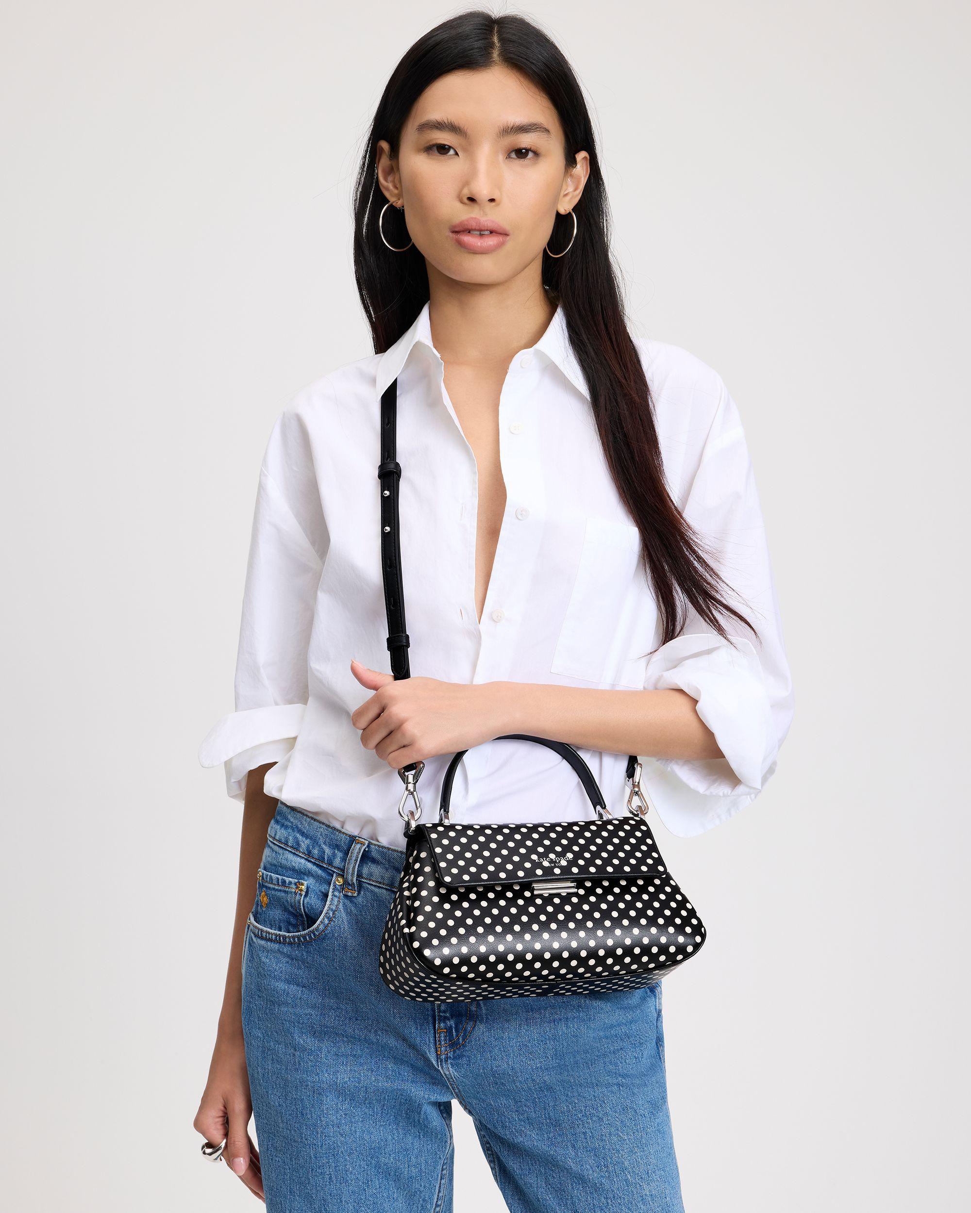 KJ899-Grace Small Top Handle Bag-Black Multi