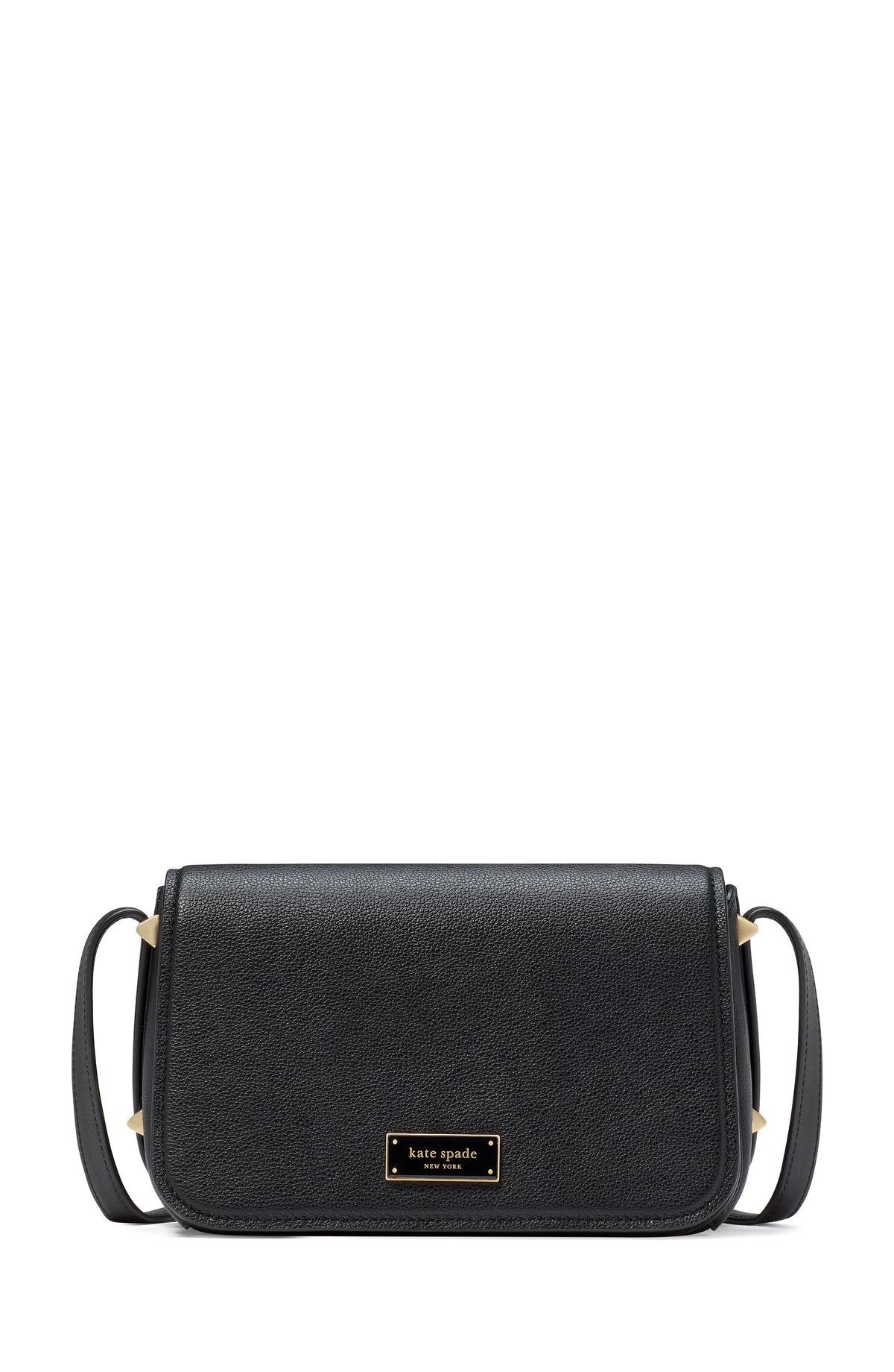 KJ911-Liv Small Flap Crossbody-Black