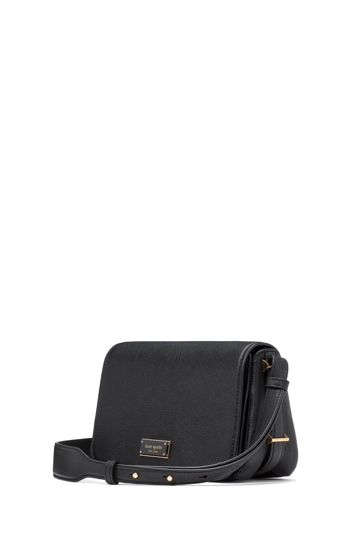 KJ911-Liv Small Flap Crossbody-Black