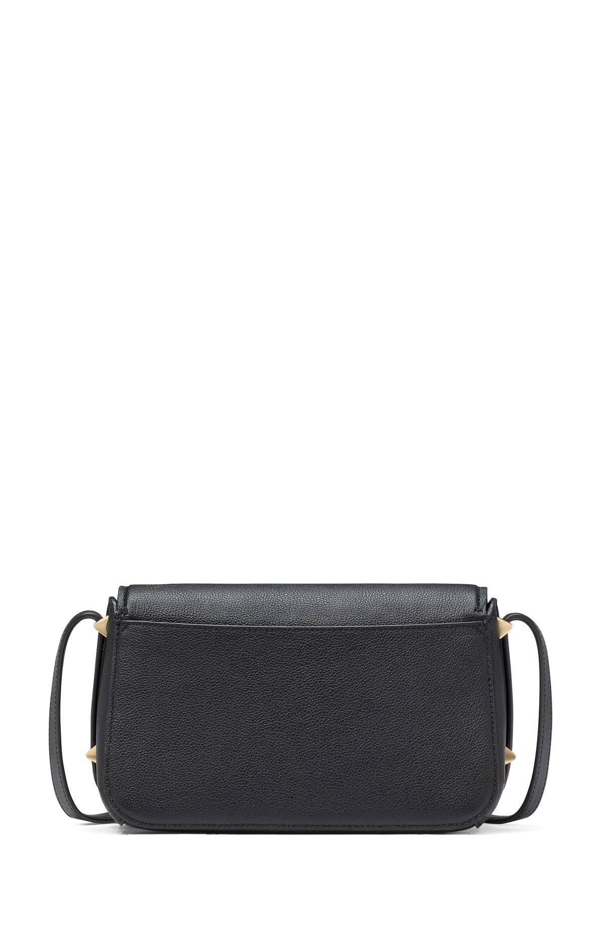 KJ911-Liv Small Flap Crossbody-Black