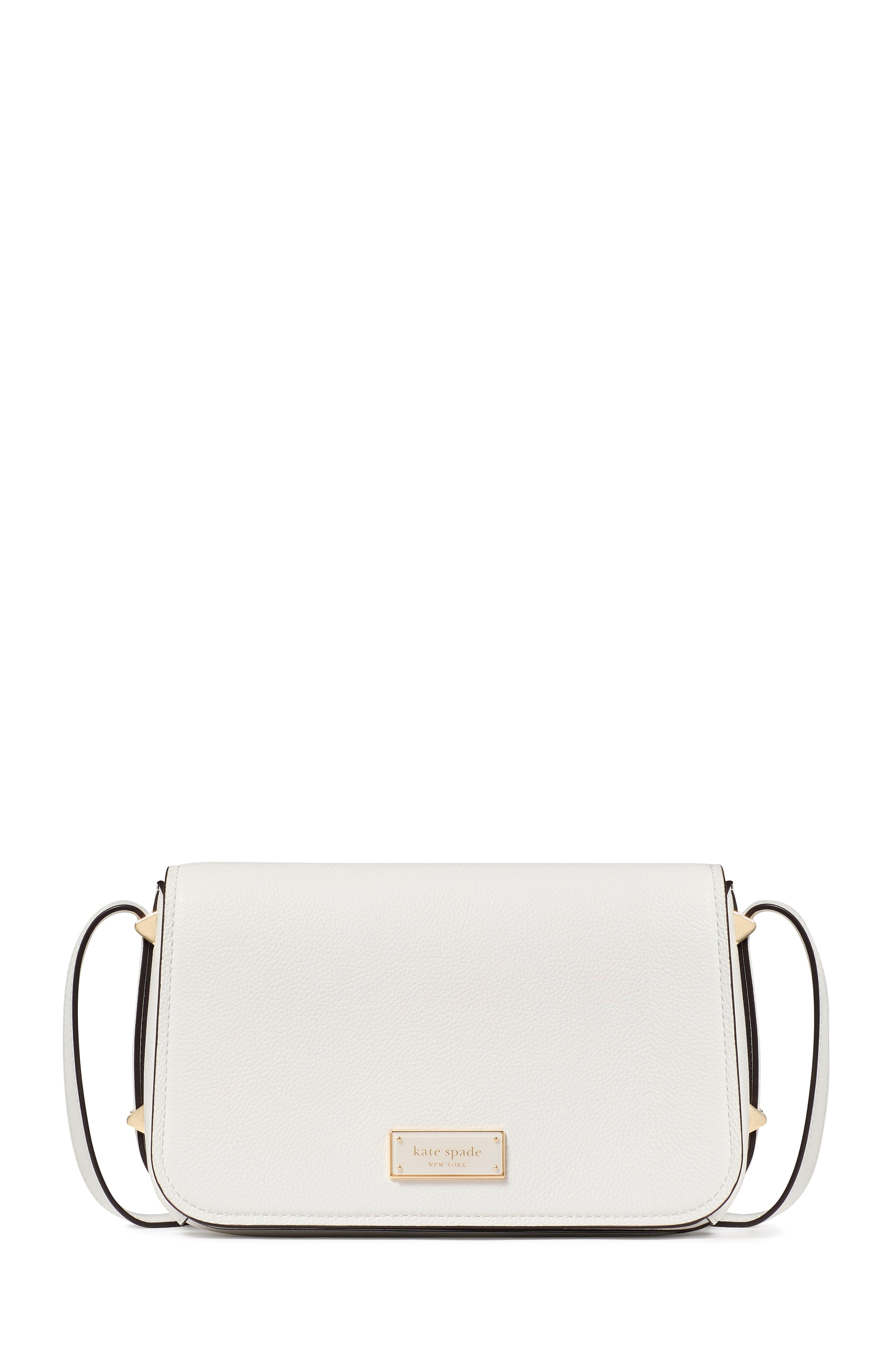 KJ911-Liv Small Flap Crossbody-True White