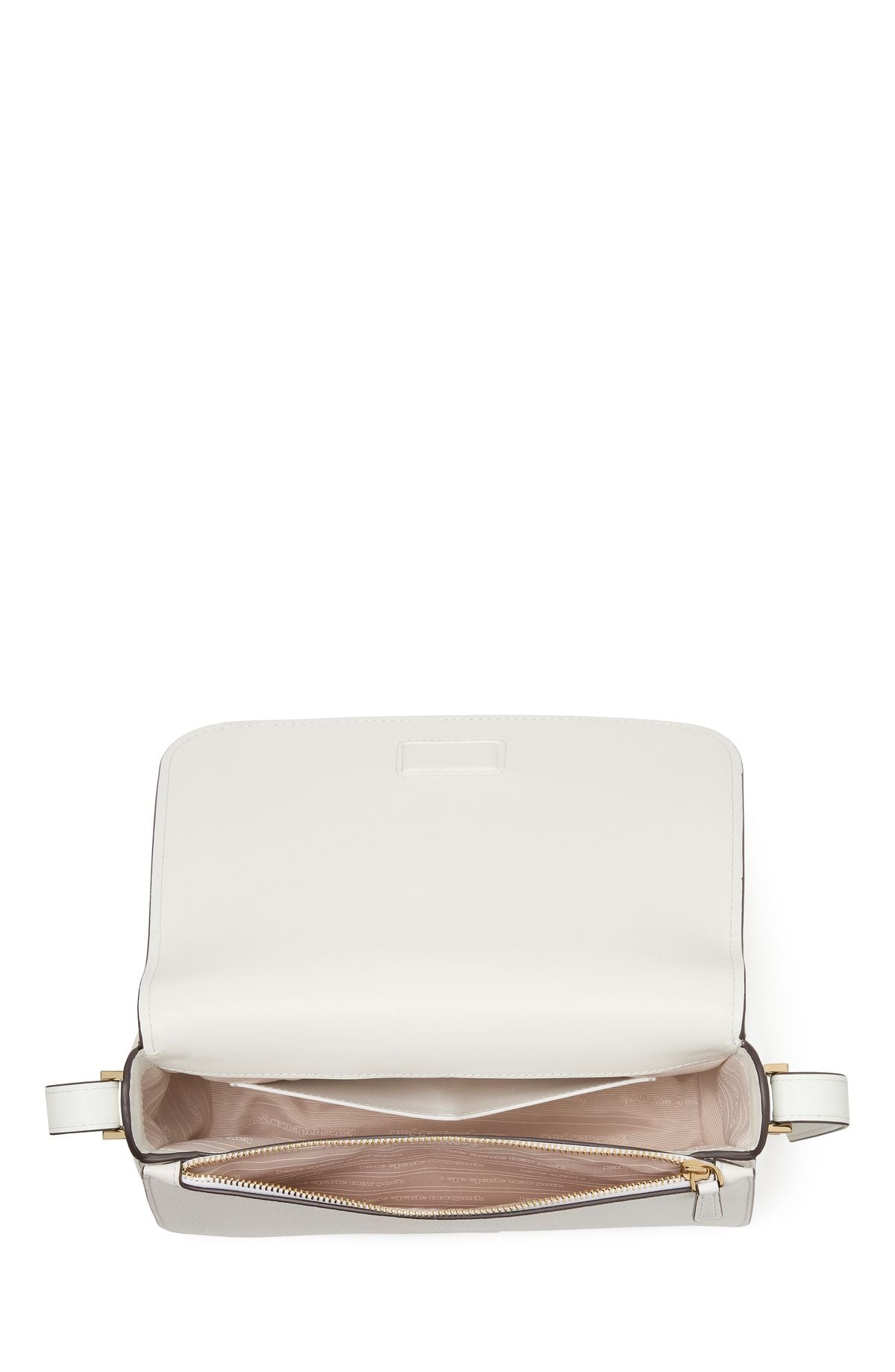 KJ911-Liv Small Flap Crossbody-True White