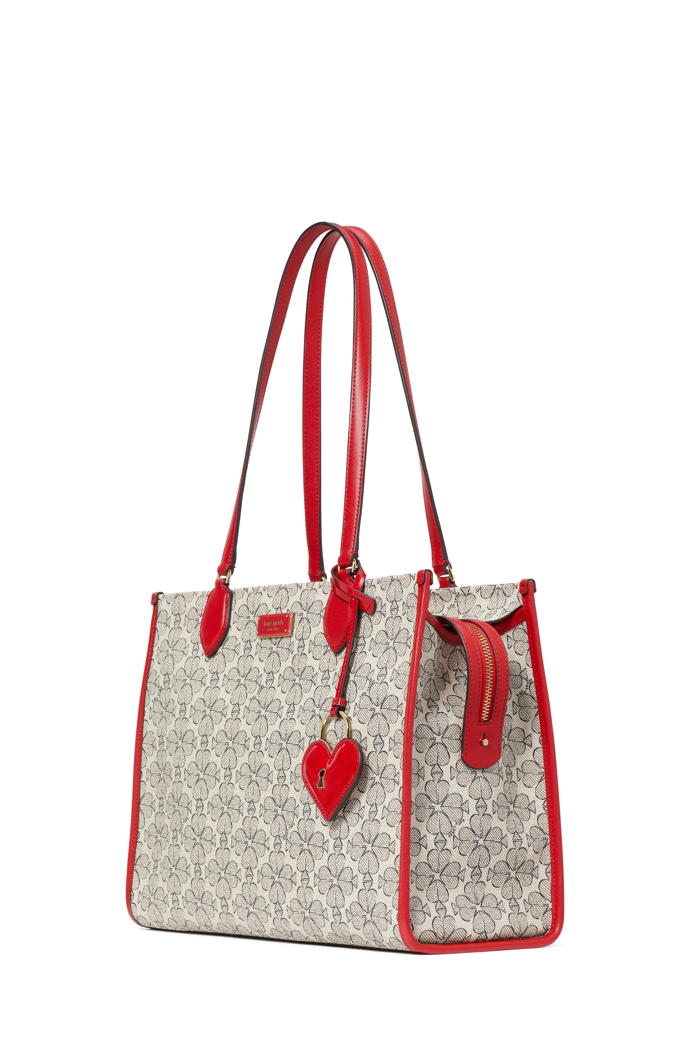 KJ919-SFCC V MAR TOTE-Cherry Rouge Multi