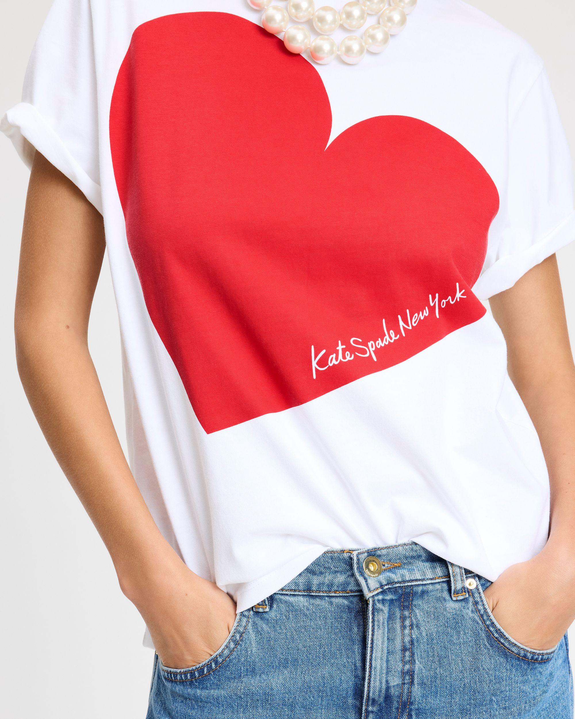 KK357-Heart Tee-Fresh White