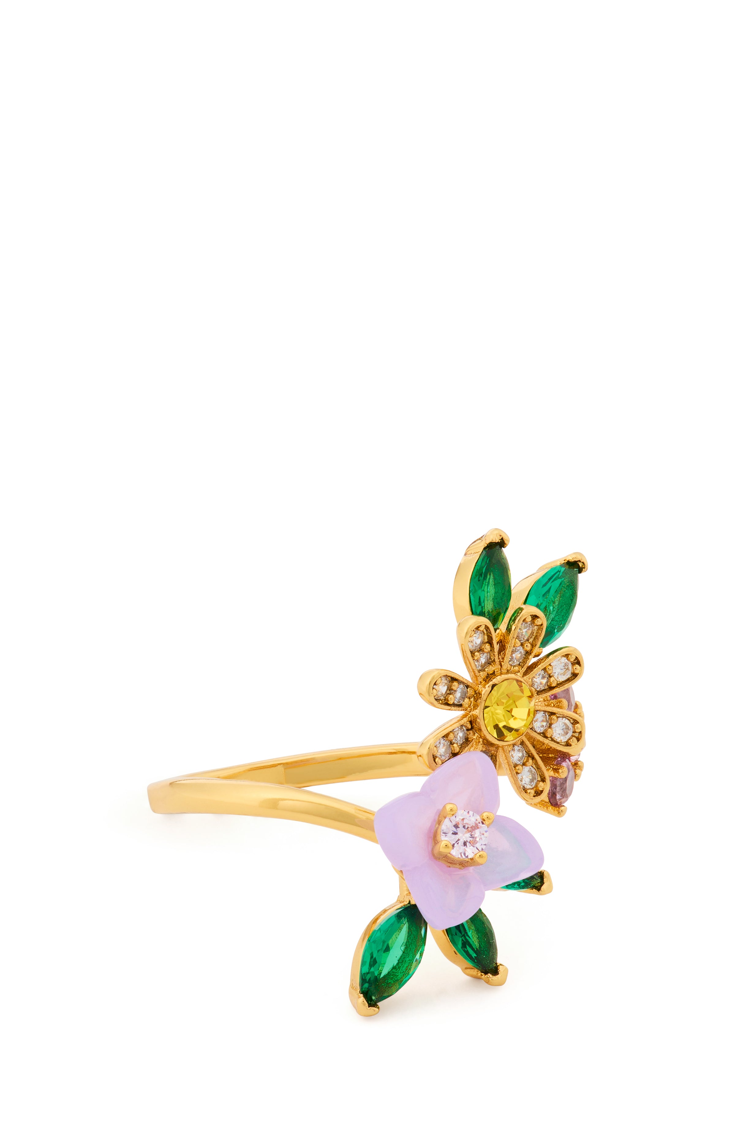 KK493-Bursting Blooms Wrap Ring-Multi