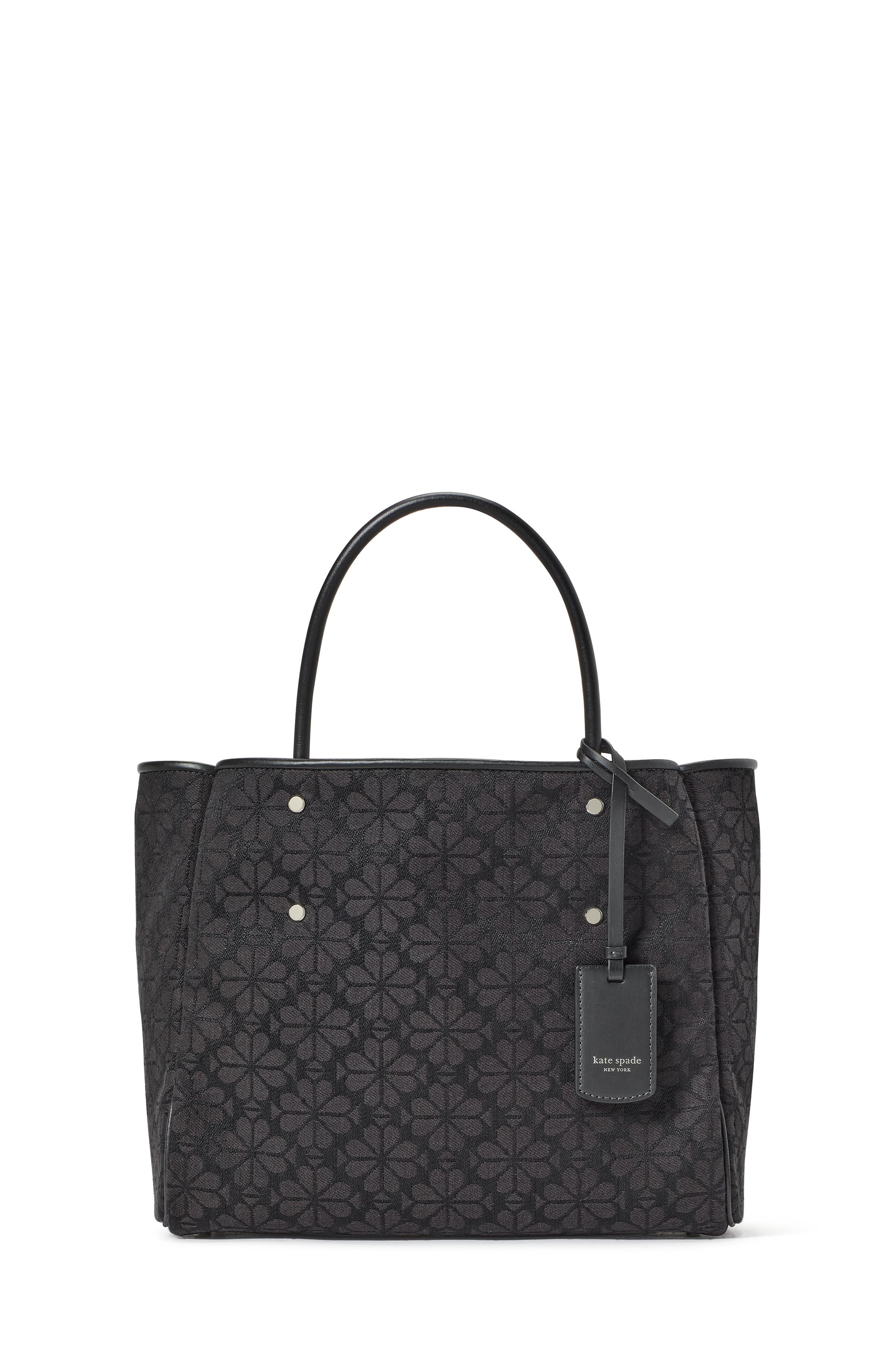 spade flower jacquard medium everything tote