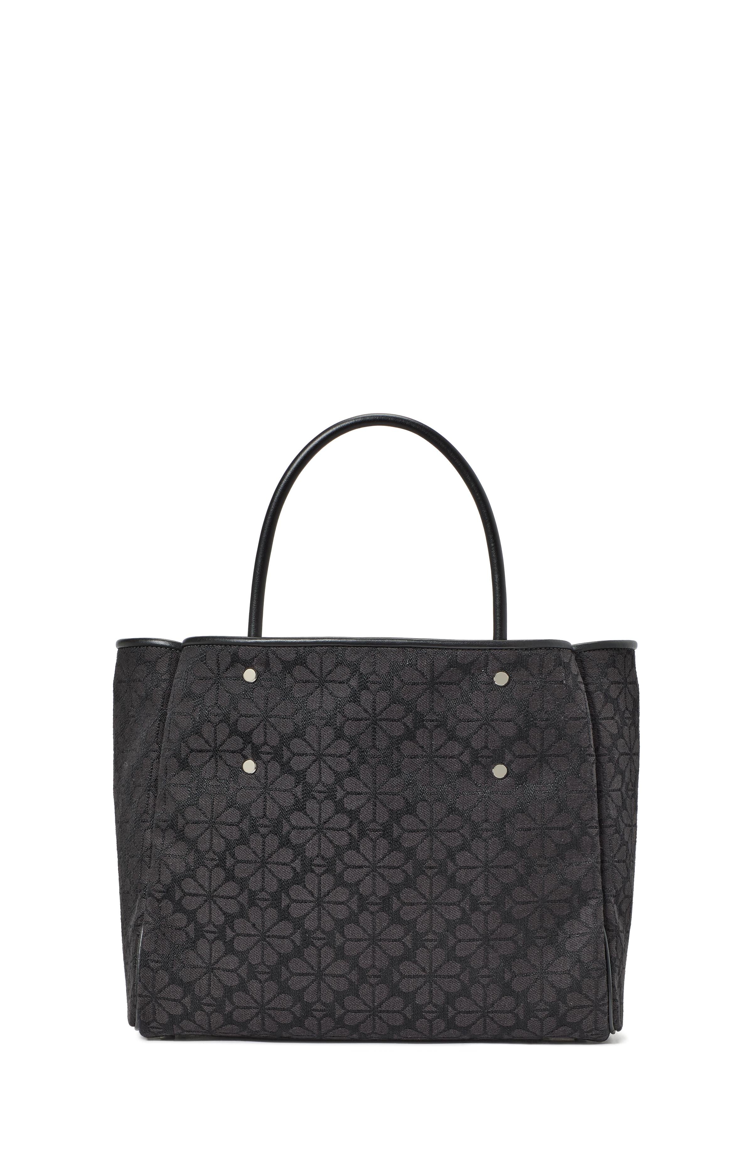 spade flower jacquard medium everything tote