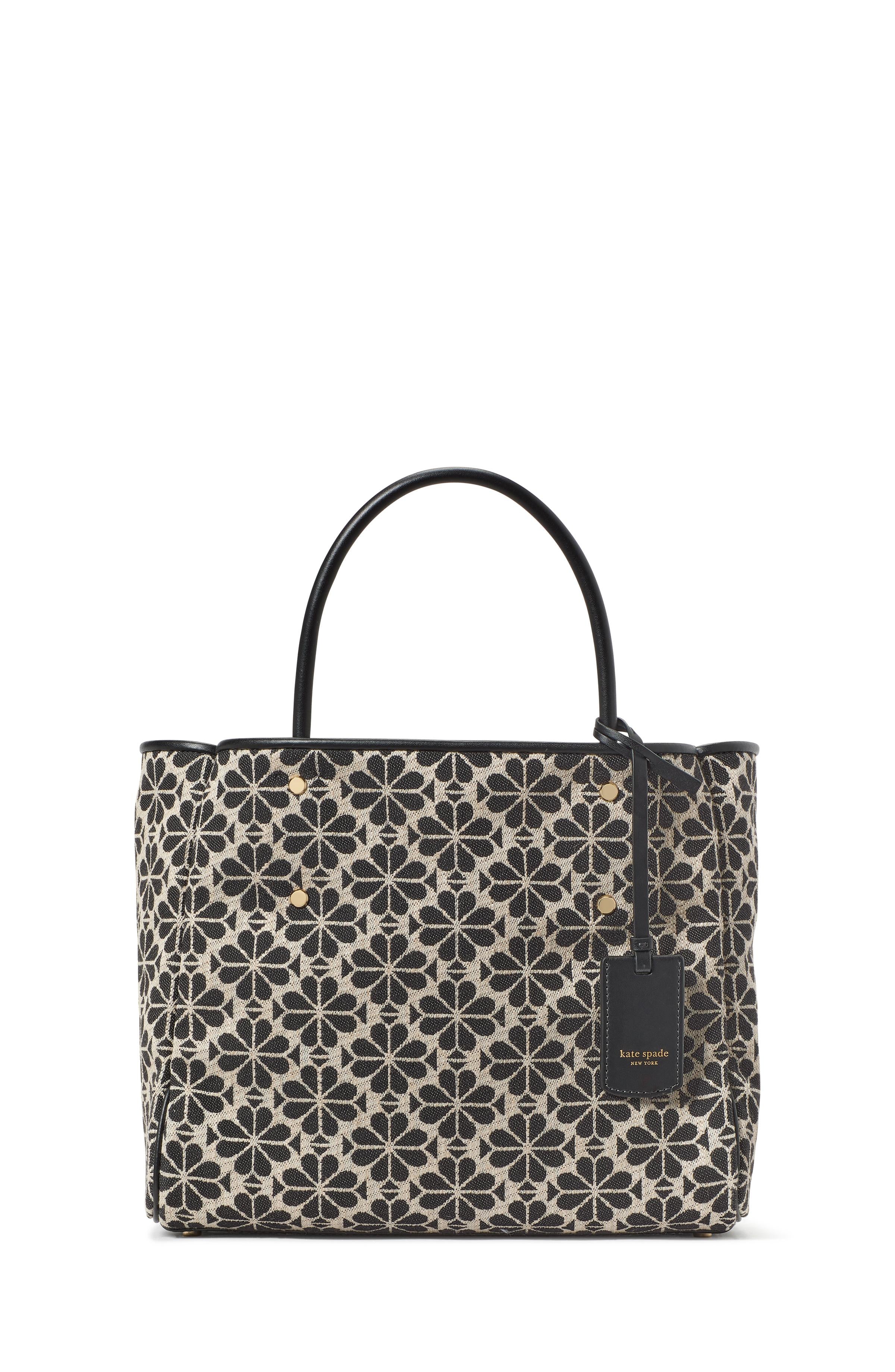 spade flower jacquard medium everything tote