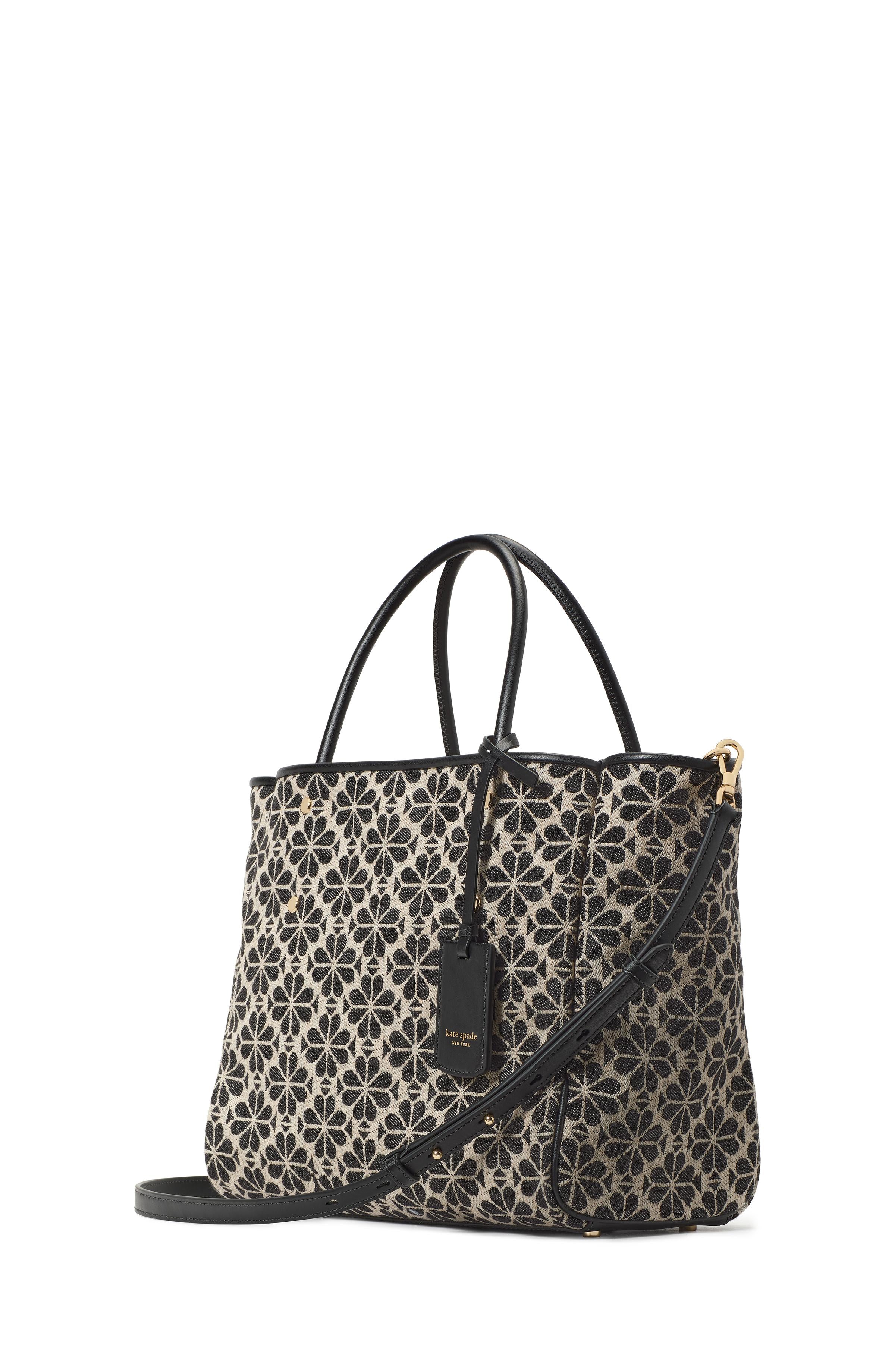 spade flower jacquard medium everything tote