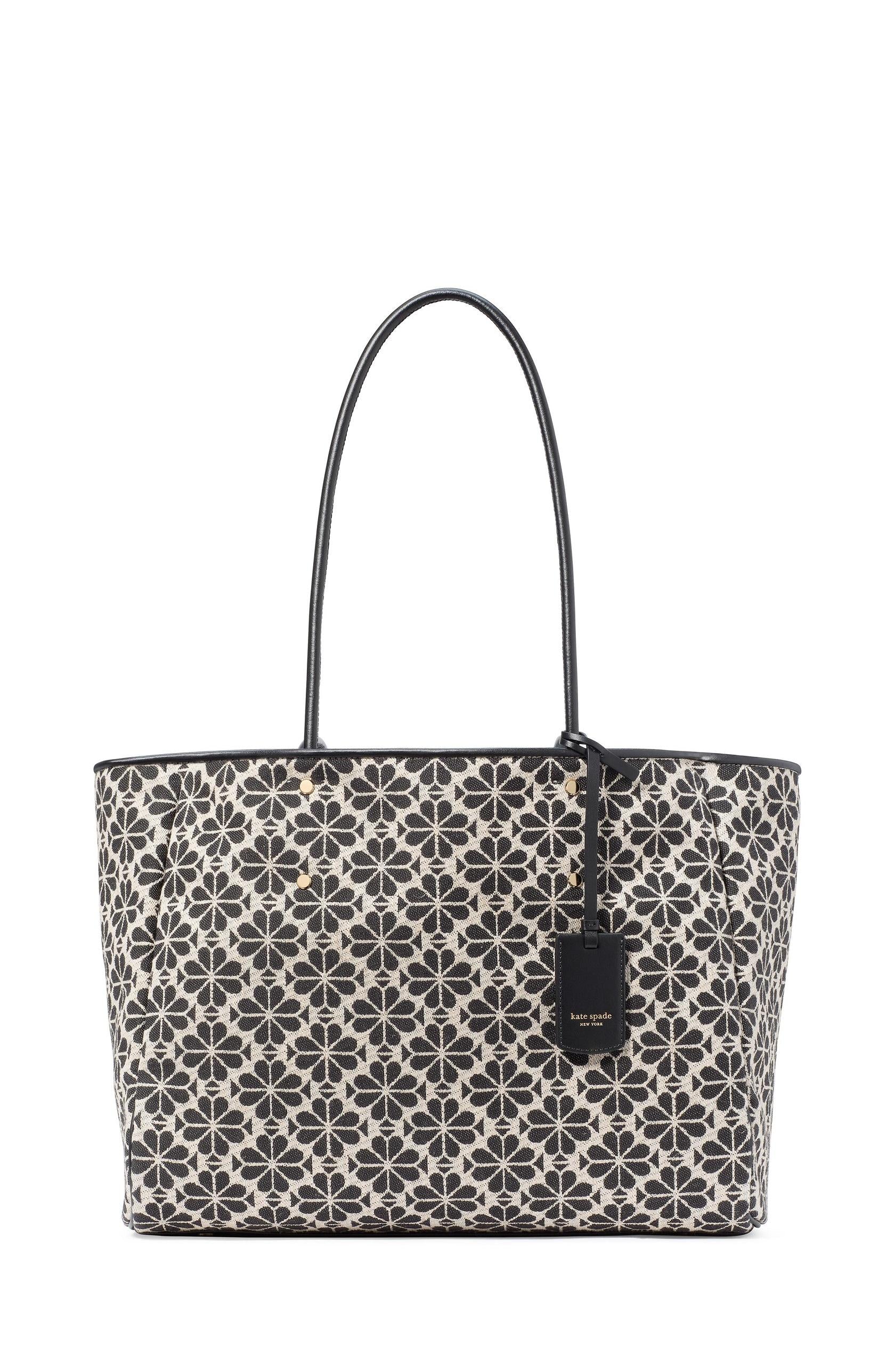 spade flower jacquard large everything tote