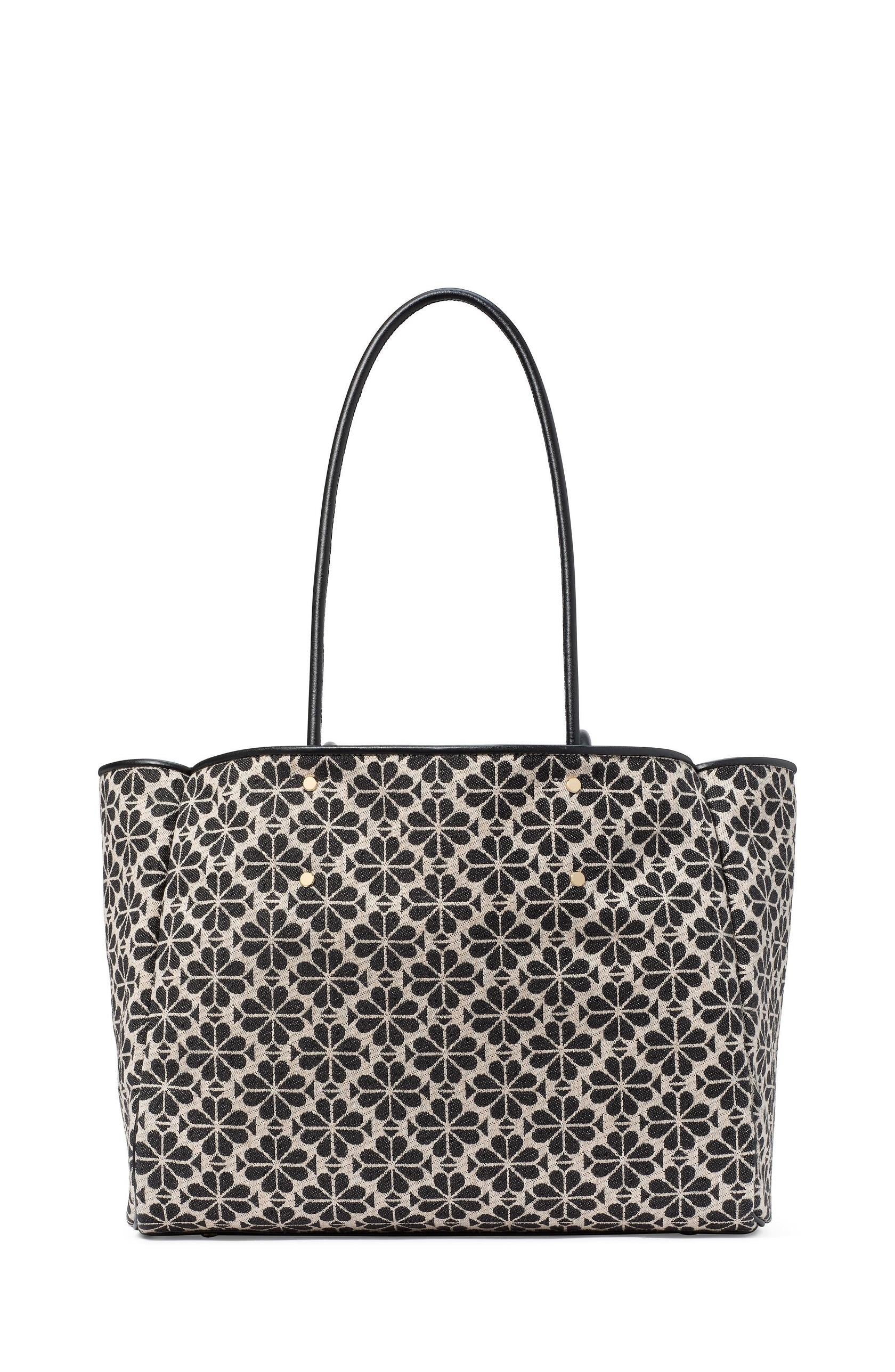 spade flower jacquard large everything tote