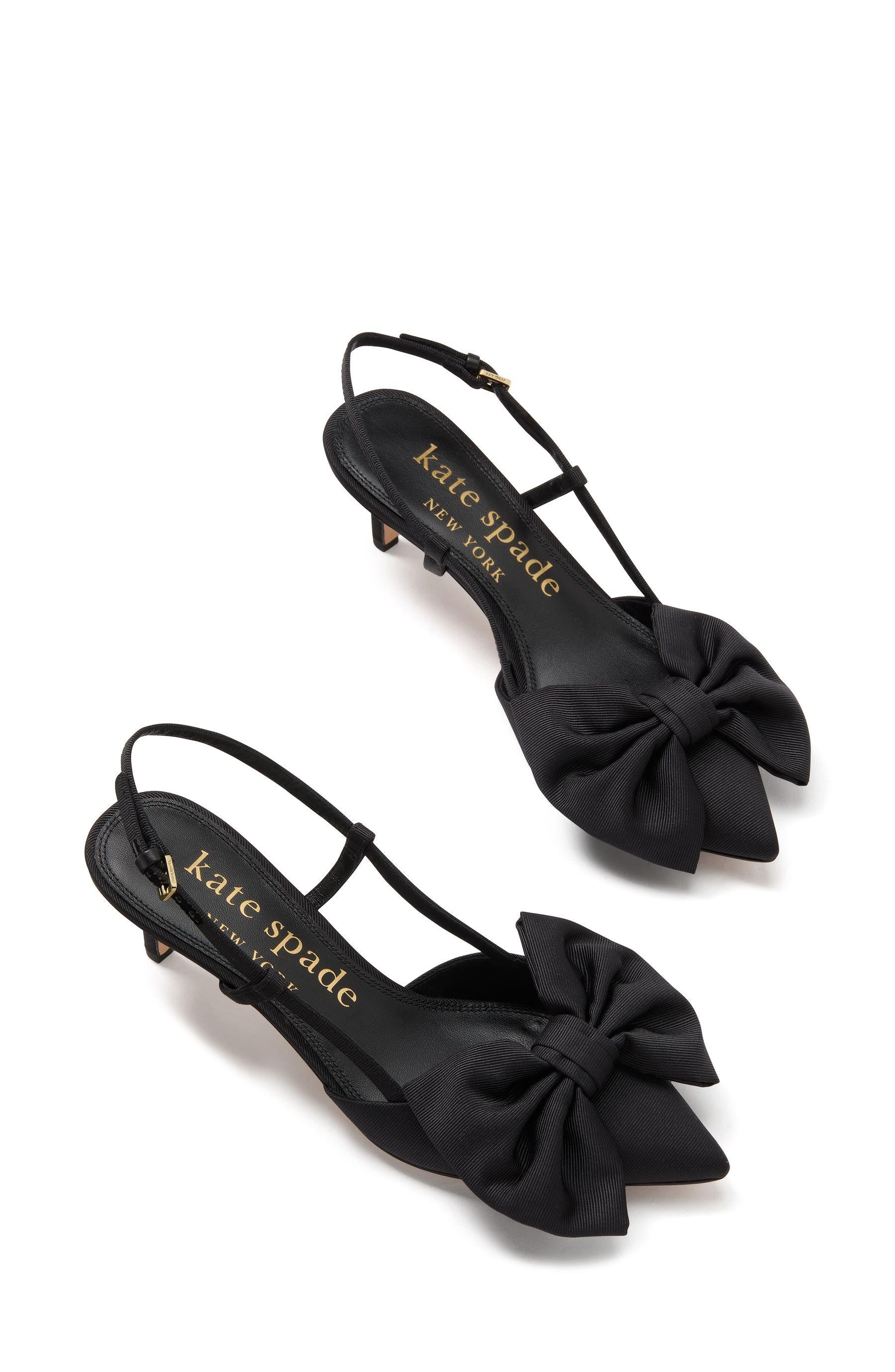 KK639-Rue Slingback Pumps-Black