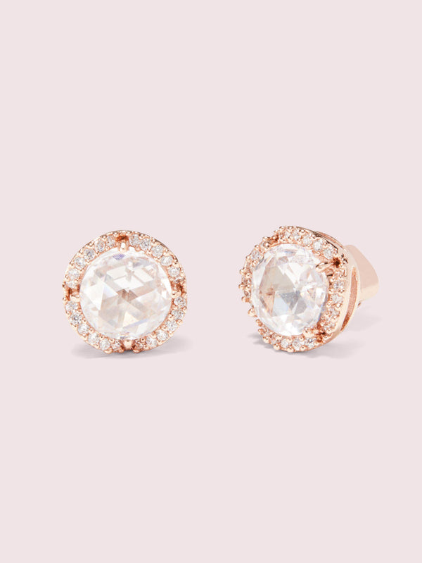 WBRUH832-PAVE ROUND LARGE STUD-CLEAR/ROSE