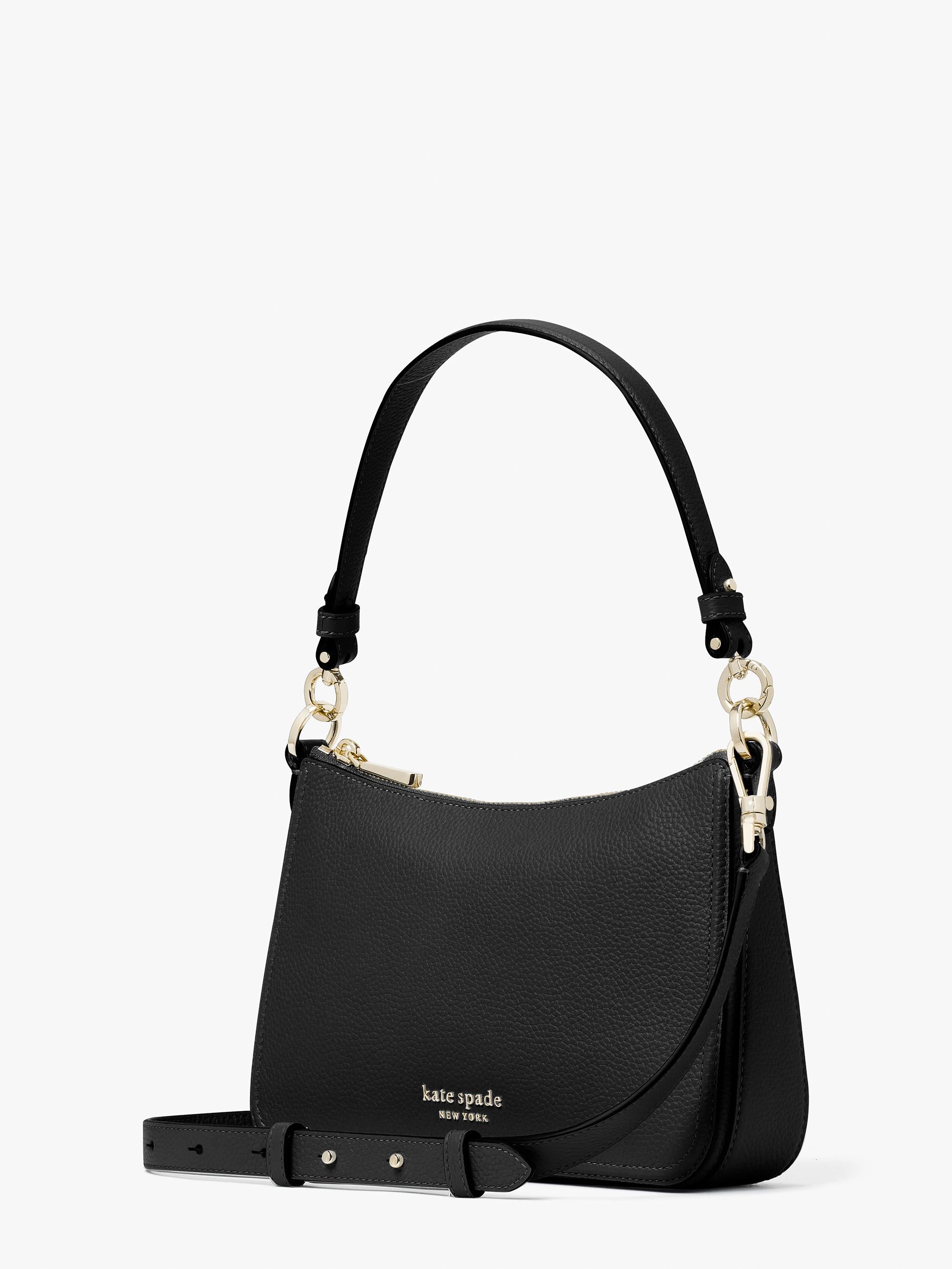 K6576-hudson medium convertible crossbody-Black