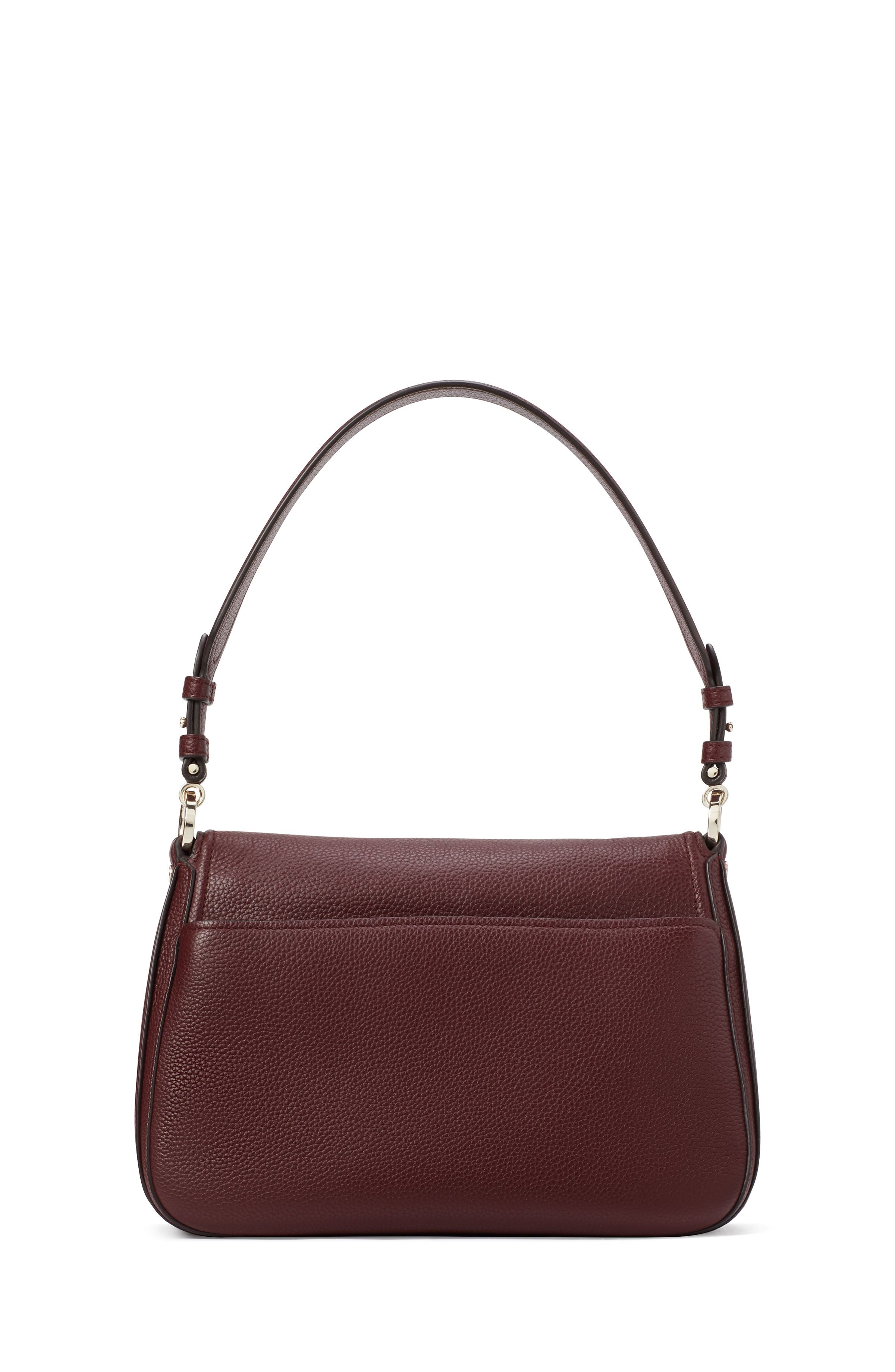 K6577-hudson medium convertible shoulder bag-Cordovan