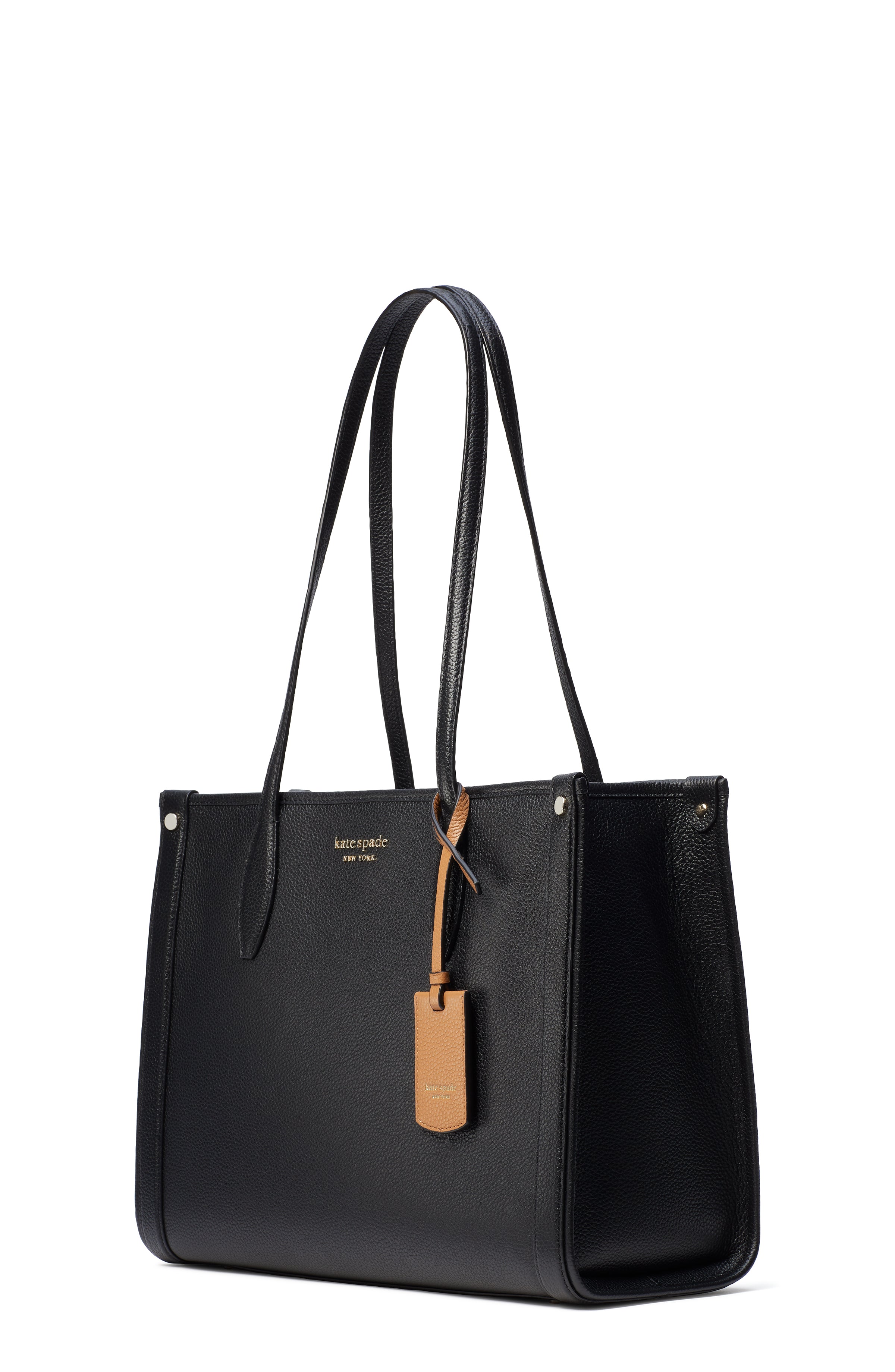 market pebbled leather medium tote