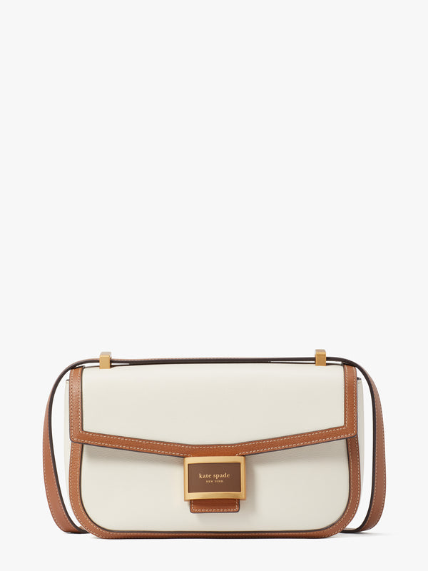 K8828-Halo White Multi-katy colorblocked medium convertible shoulder bag