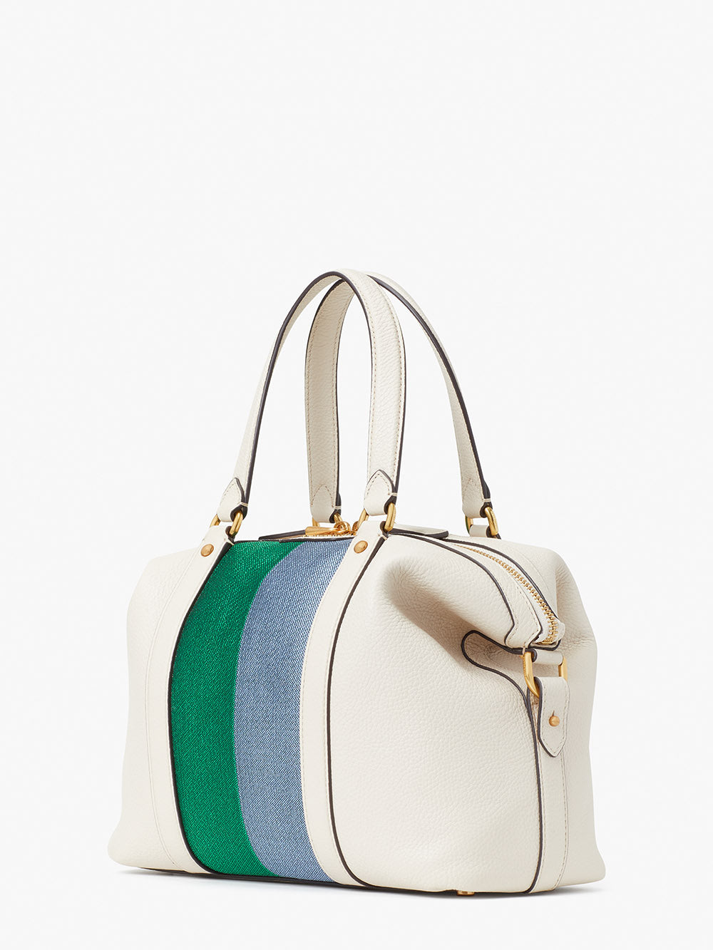 racing stripe faye medium satchel