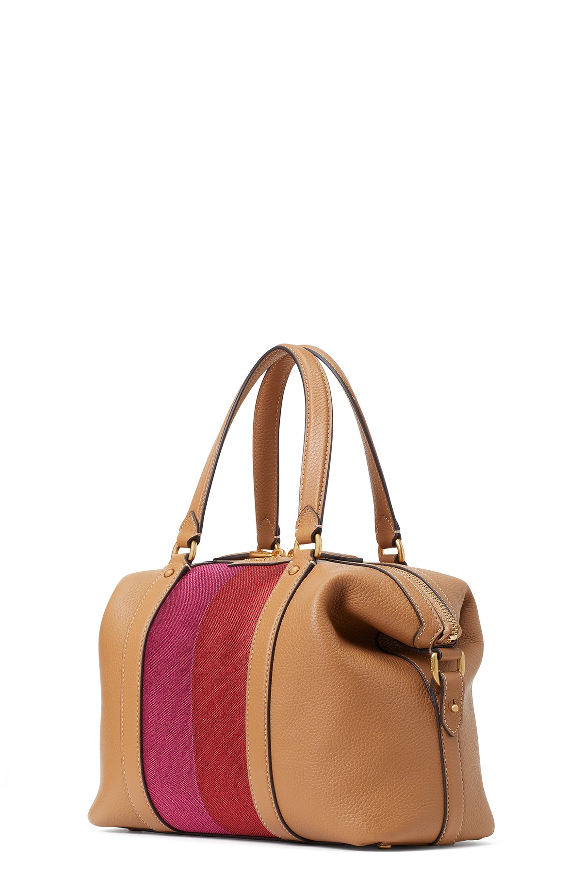 racing stripe faye medium satchel