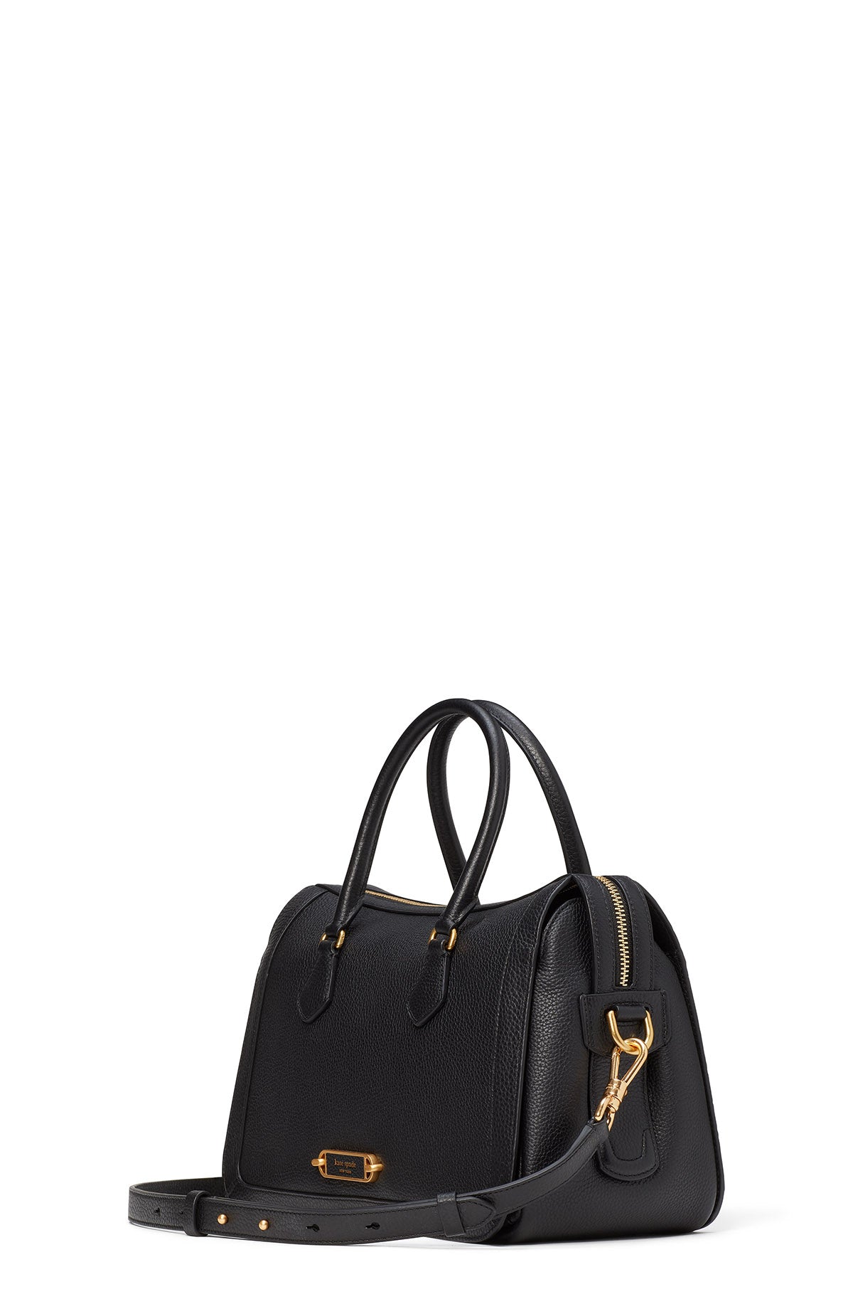 K9914-gramercy medium satchel-Black