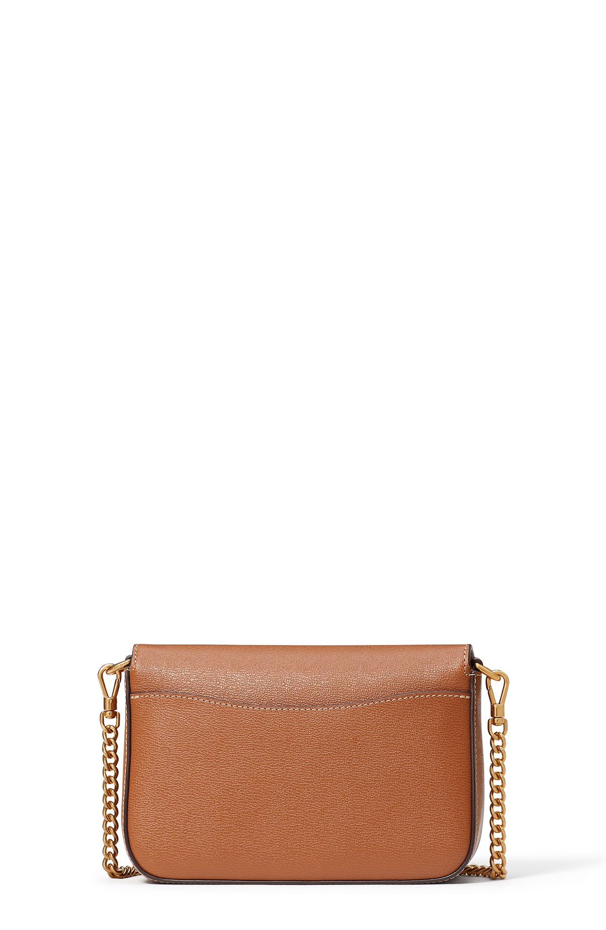 KA026-katy textured leather flap chain crossbody-Ocean Beach