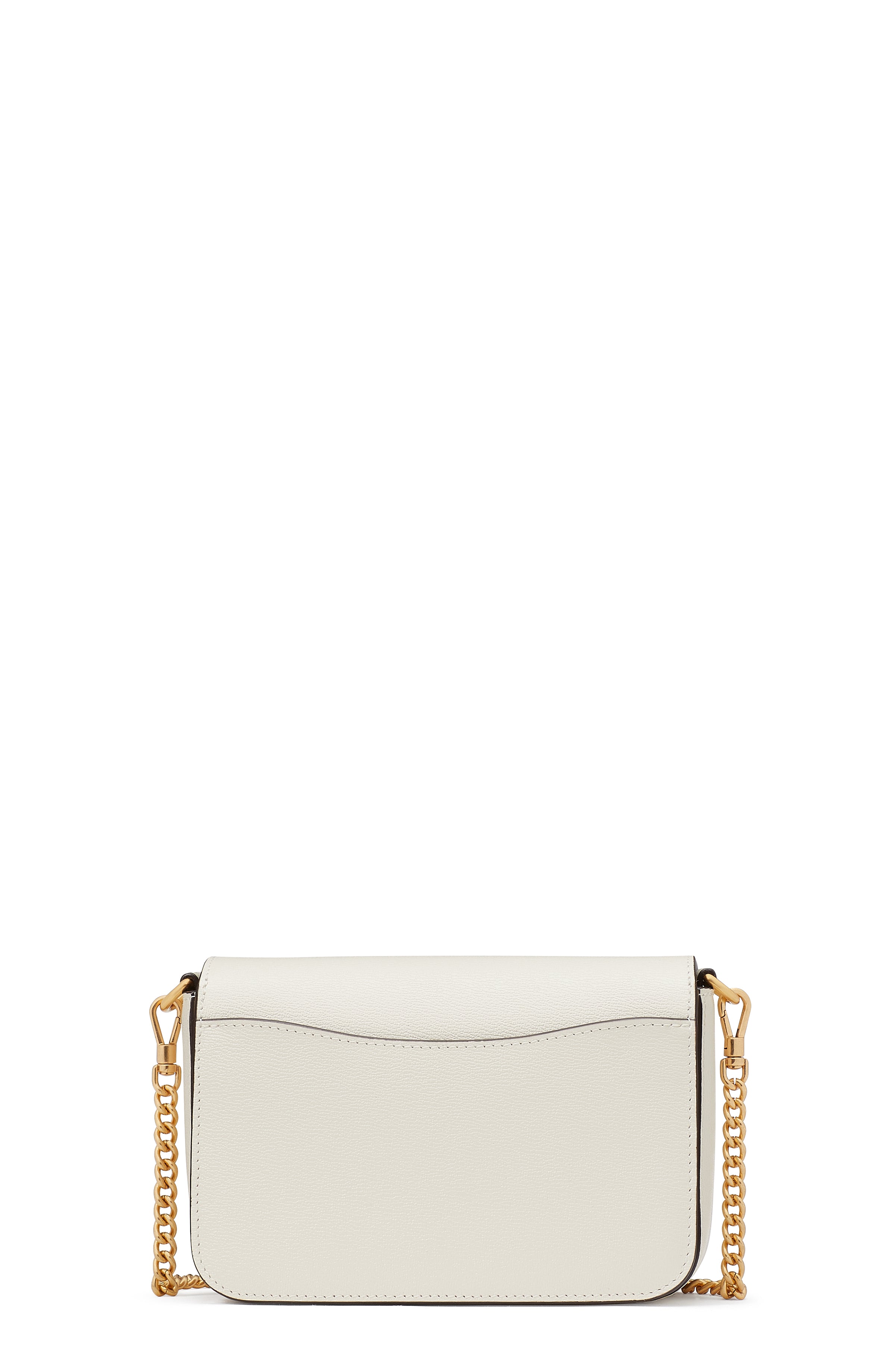 KB191-Halo White Multi-katy wicker flap chain crossbody