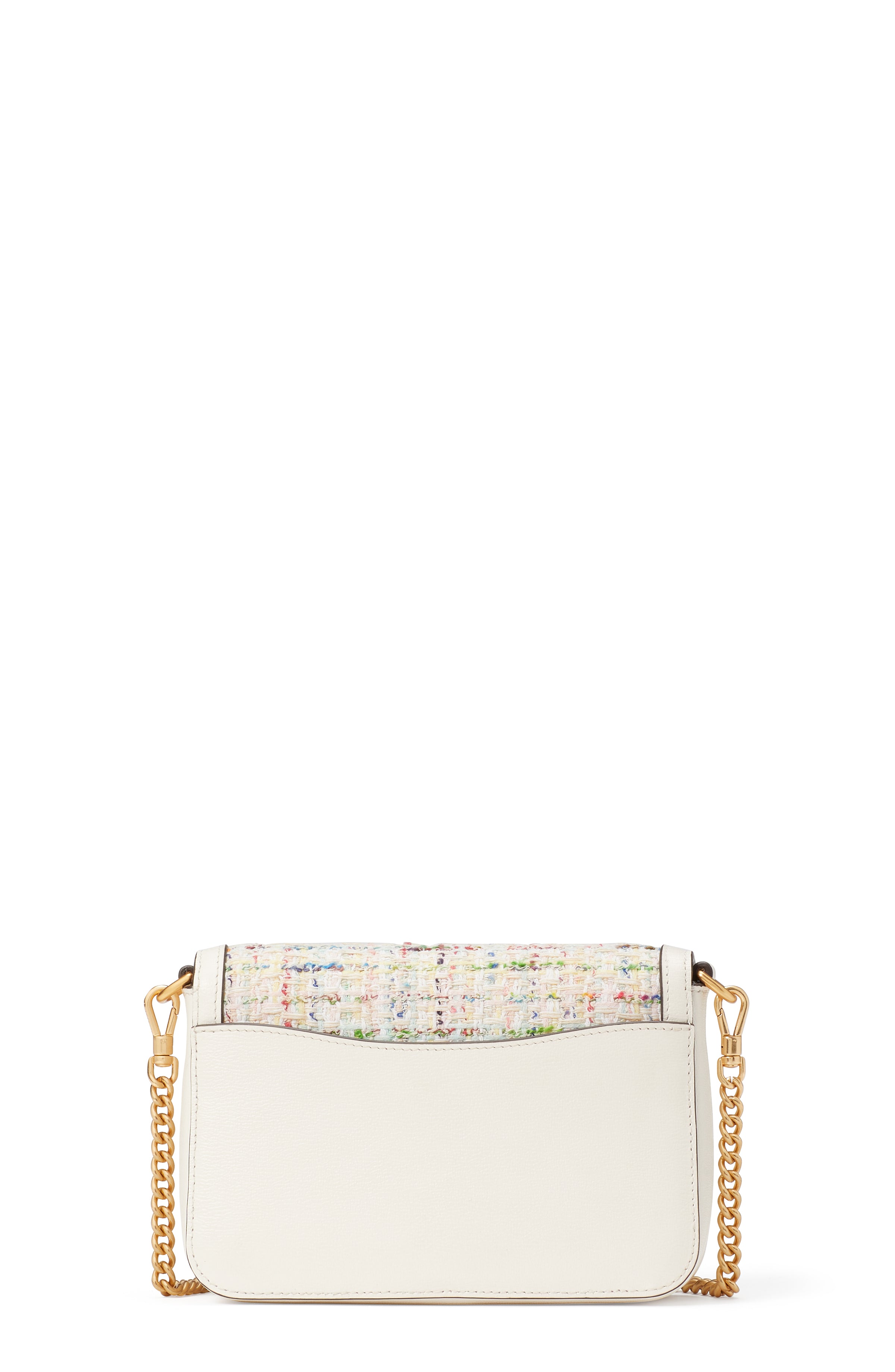 Katy Tweed Flap Chain Crossbody