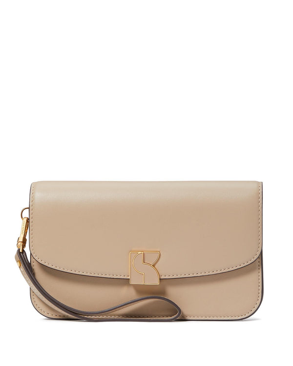 KD173-dakota flap wristlet-Timeless Taupe