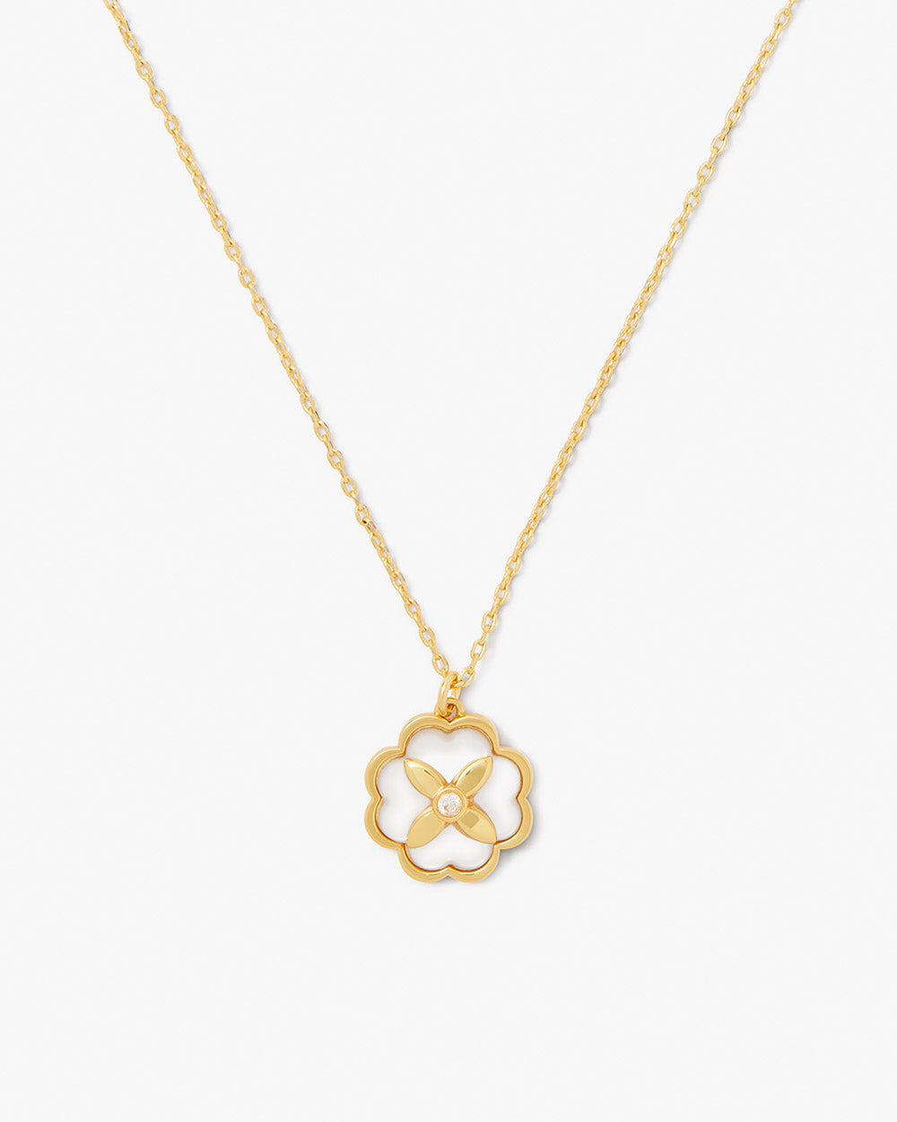 KD299-heritage bloom pendant-Cream/Gold