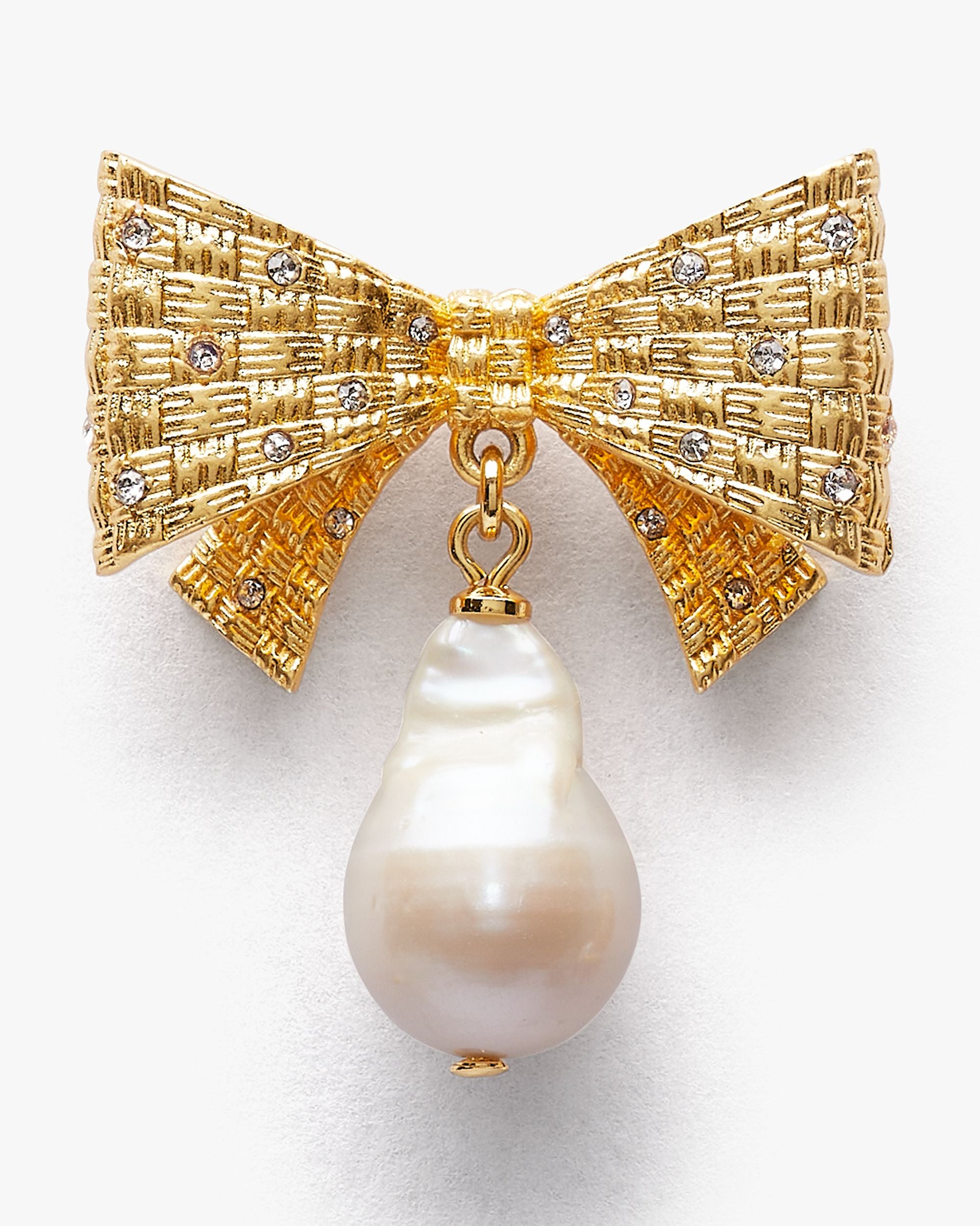 KD979_Wrapped In A Bow Drop Earrings_Cream Multi/Gold