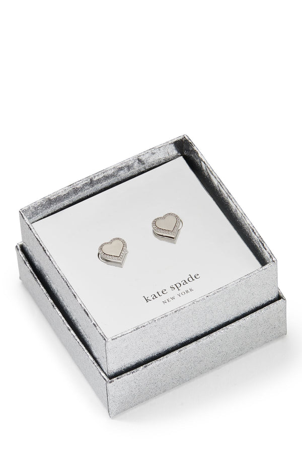 KF234-Take Heart Studs Boxed Set-Clear/Silver